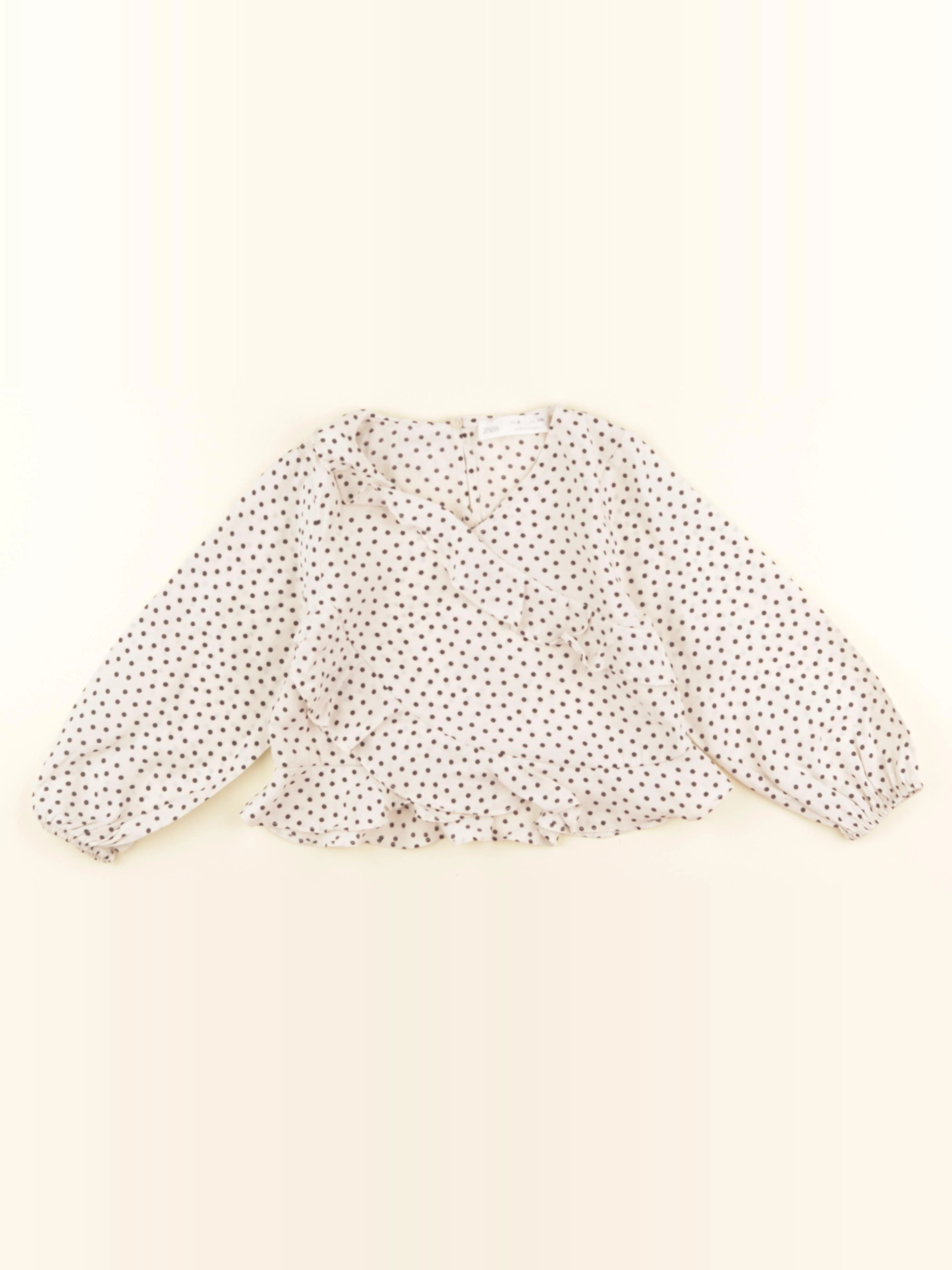Zara - blouse blanc, noir - 6 ans