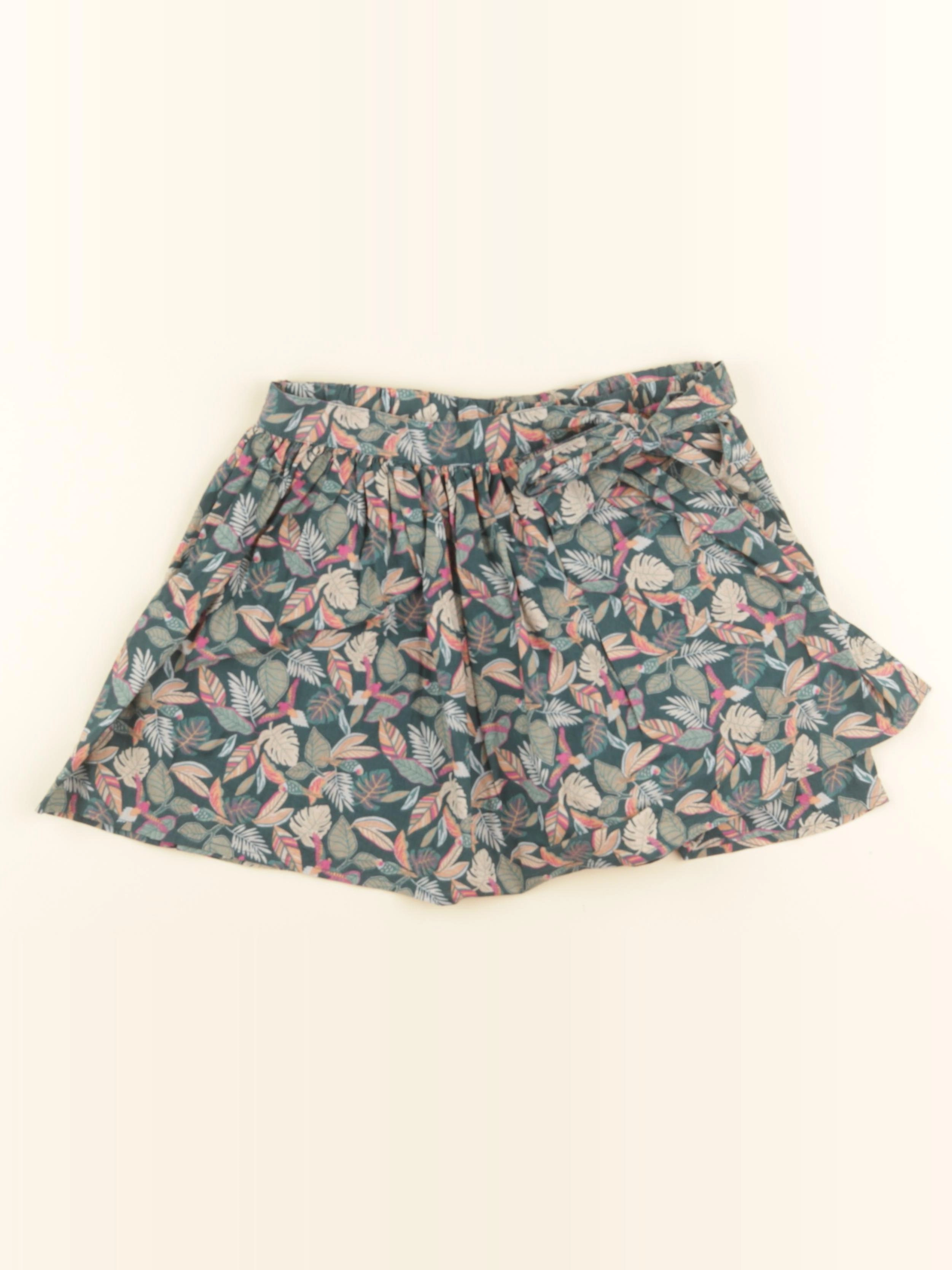 Vertbaudet - jupe short multicolore - 10 ans