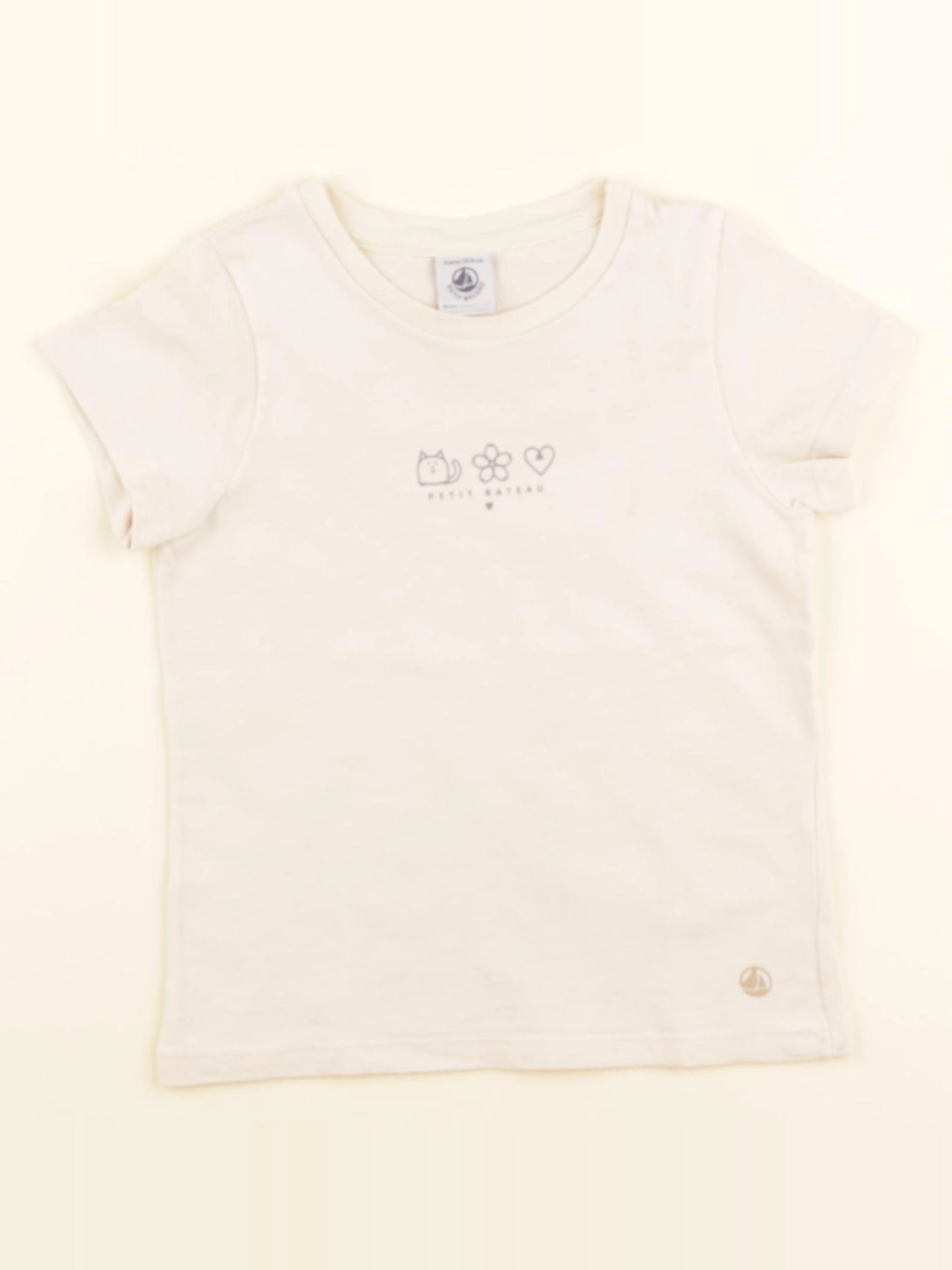Petit Bateau - maillot de corps beige - 4 ans
