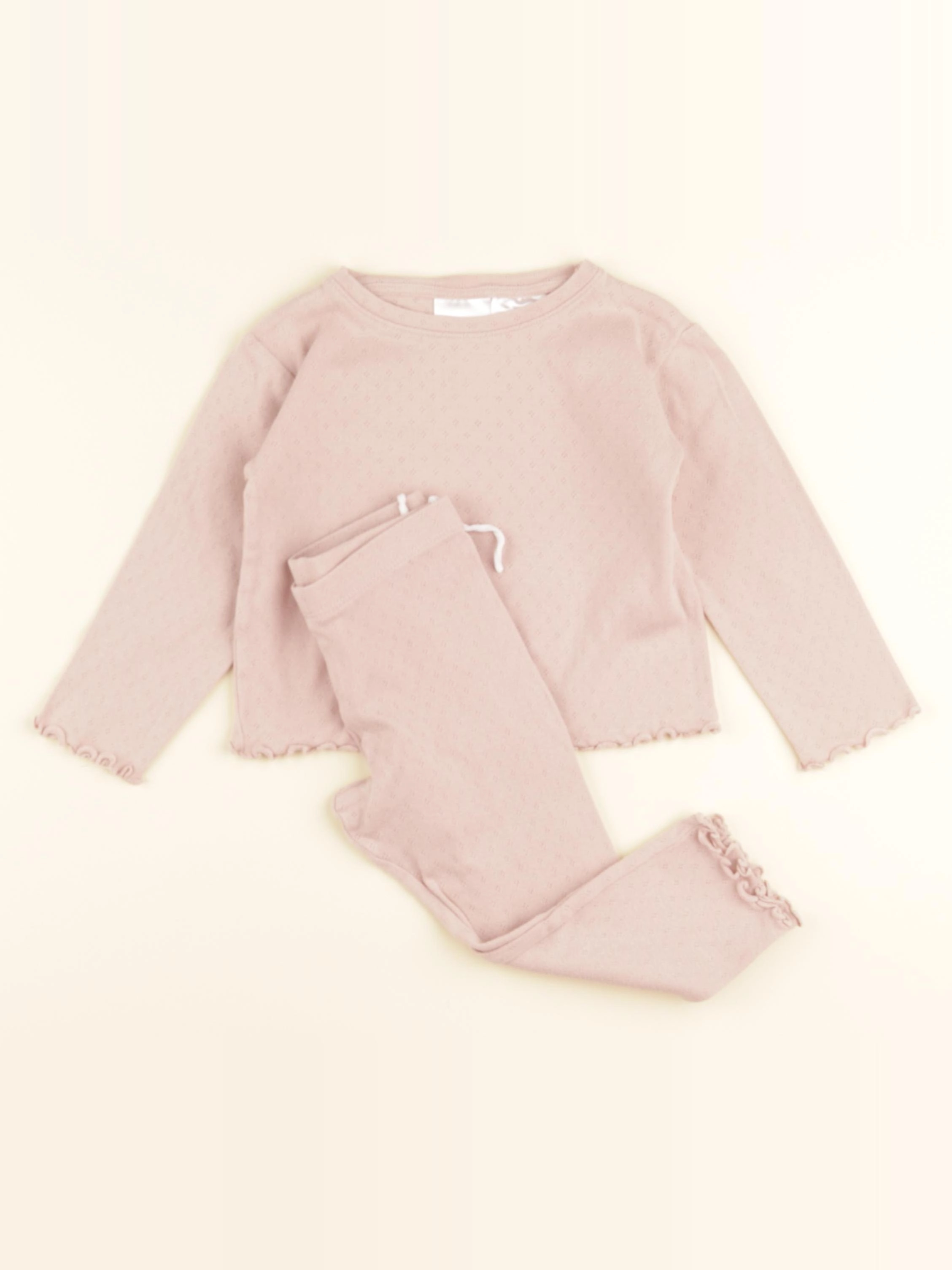 H&M - pyjama coton rose - 18/24 mois