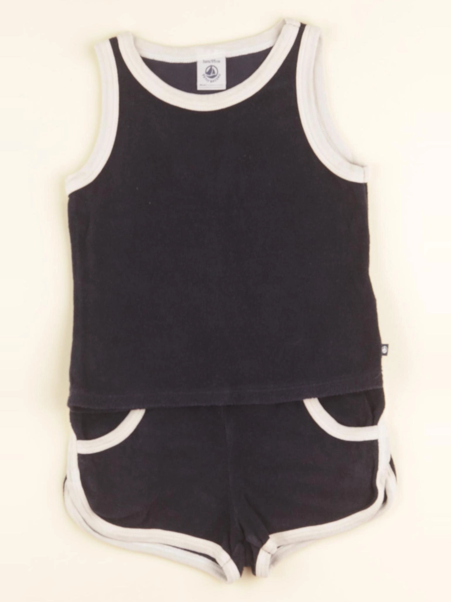 Petit Bateau - ensemble bleu - 3 ans