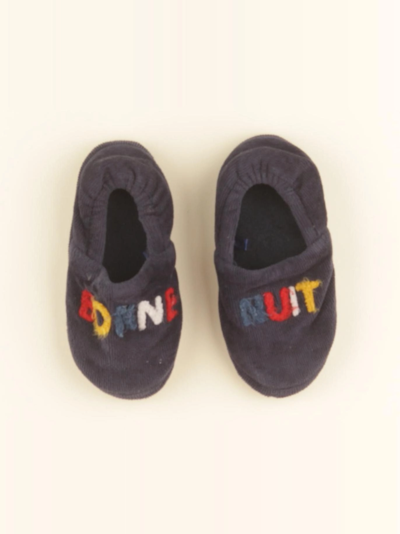 Monoprix - chaussons bleu - pointure 32/33