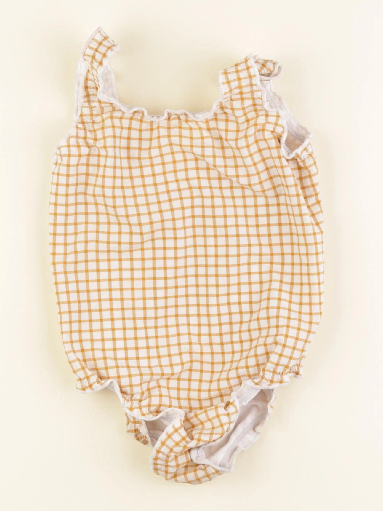 Zara - maillot de bain jaune - 4/5 ans