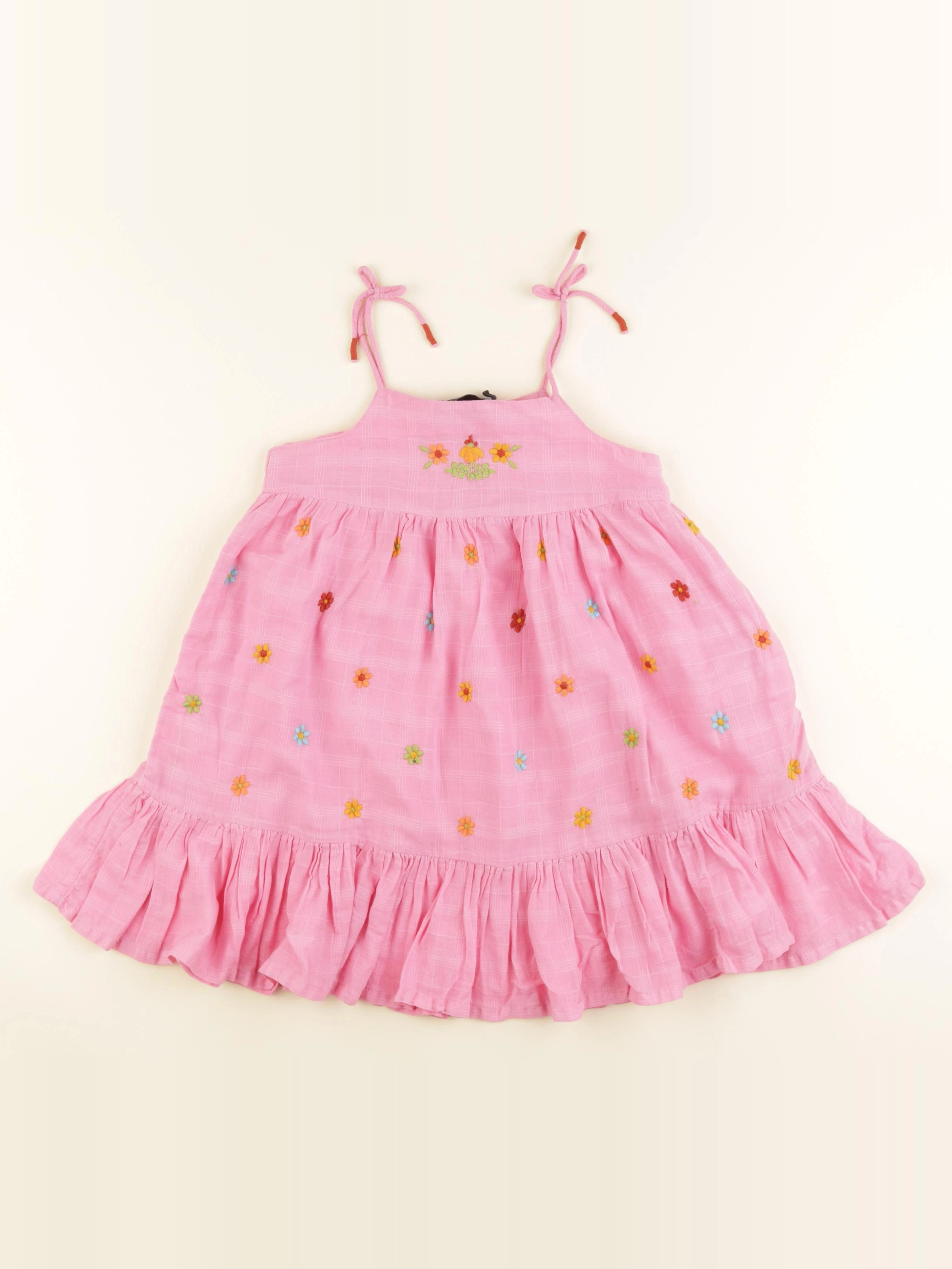 Monoprix - robe rose - 3 ans
