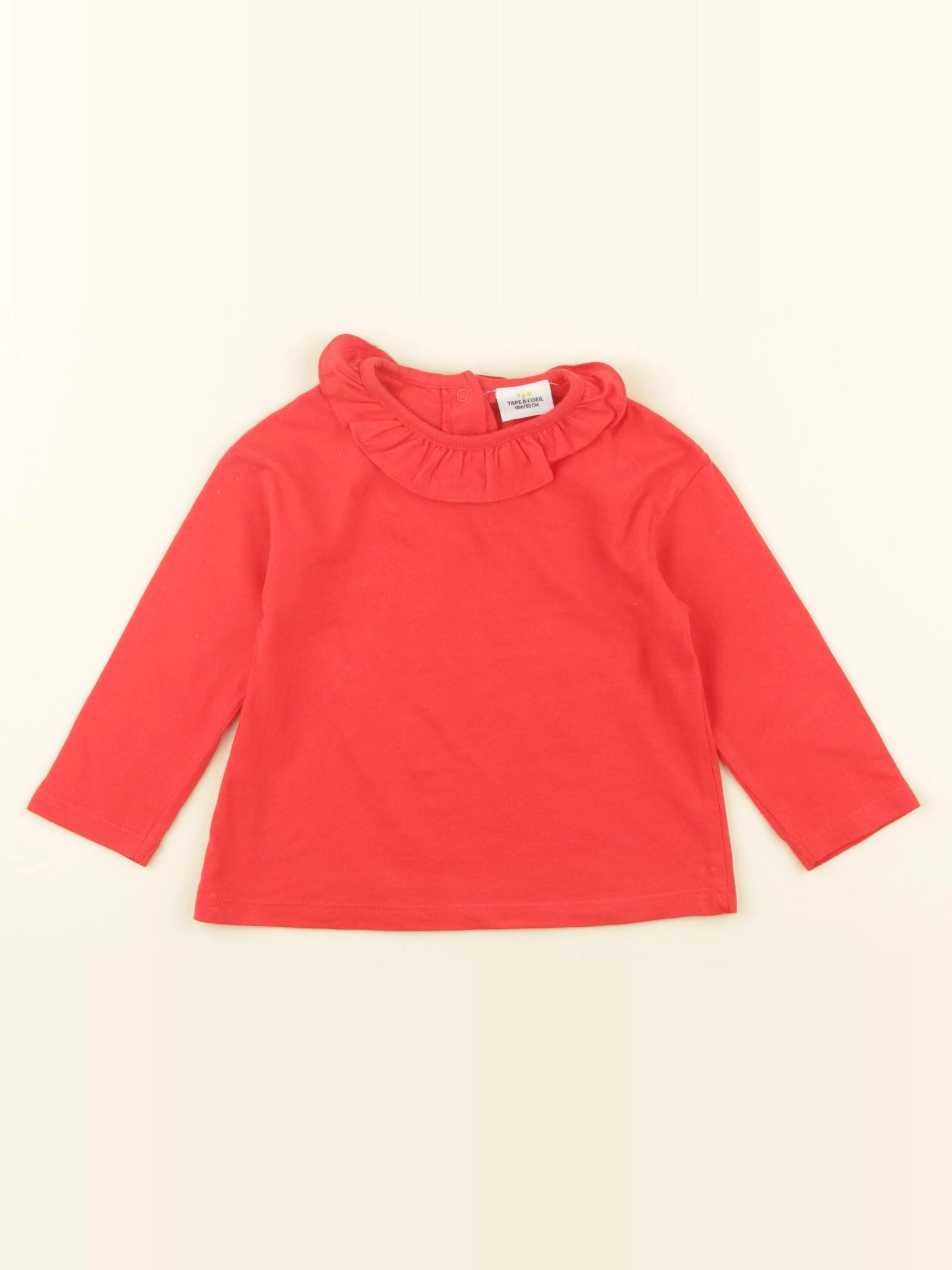 Tape à l'oeil - tee-shirt rouge - 18 mois