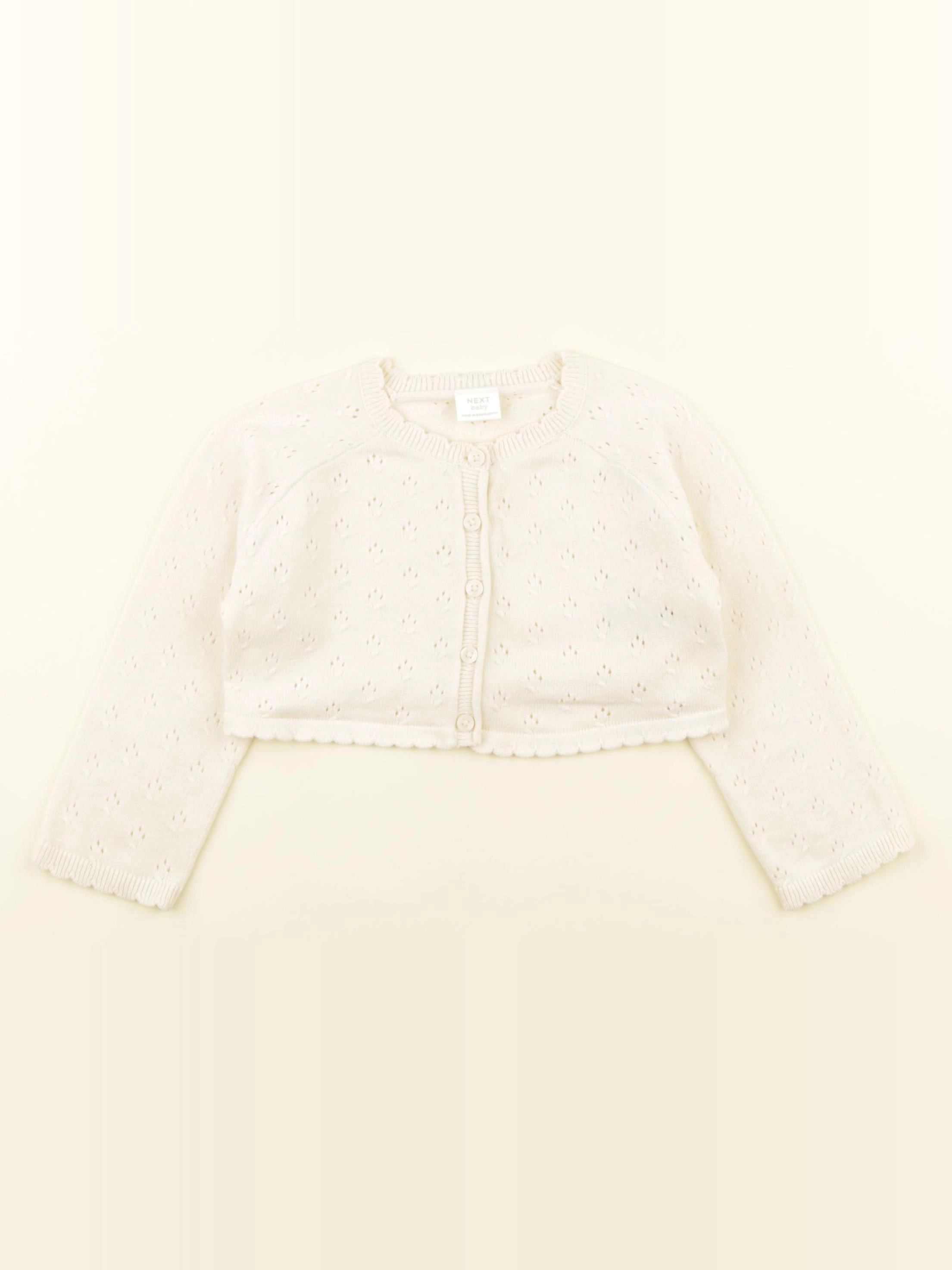 Next - gilet beige - 12/18 mois