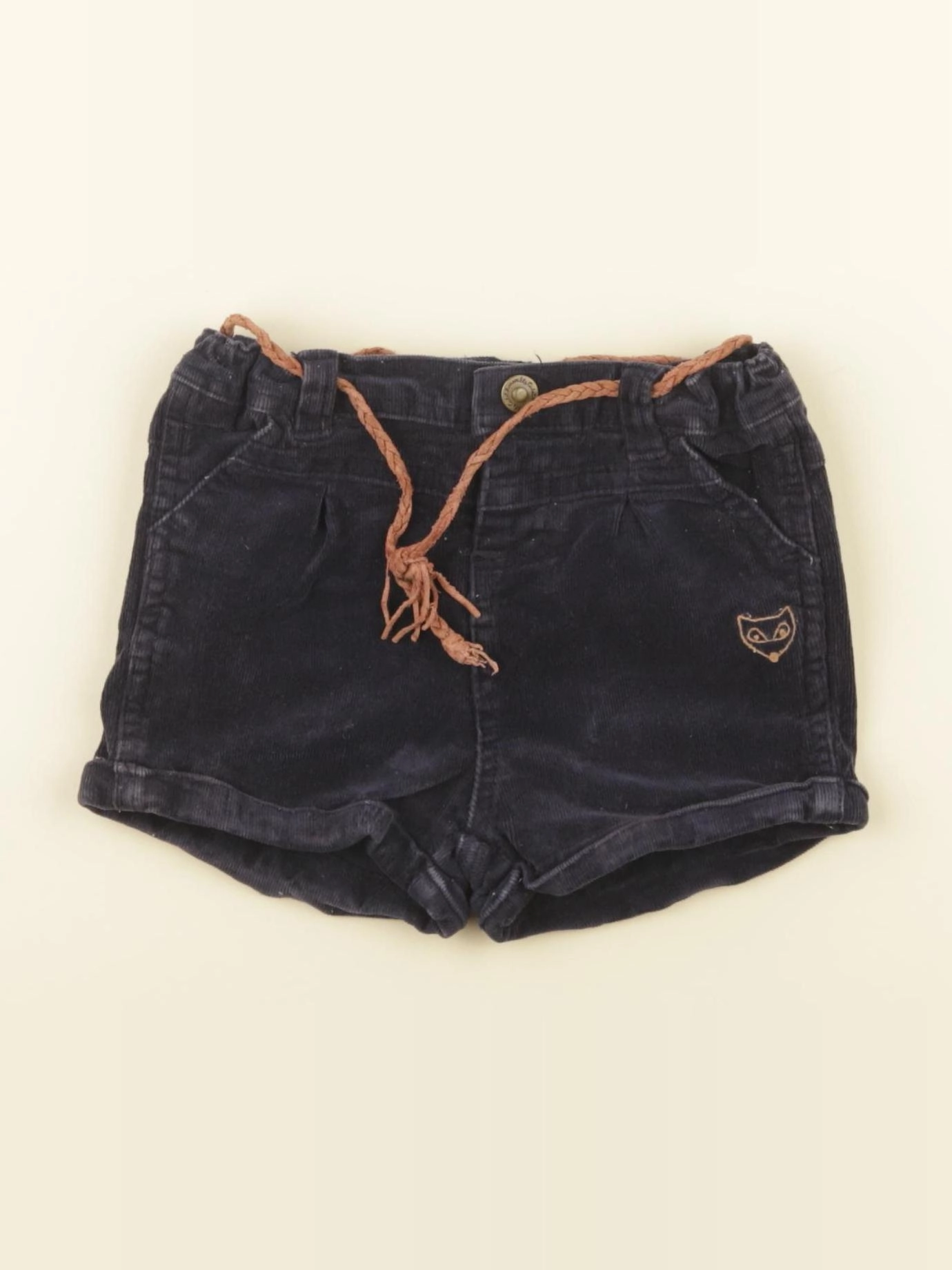 Cadet Rousselle - short bleu - 12 mois