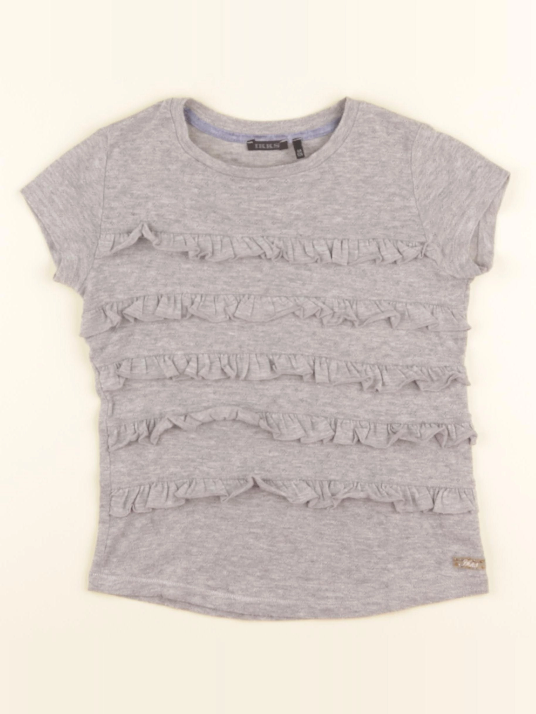 IKKS - tee-shirt gris - 8 ans