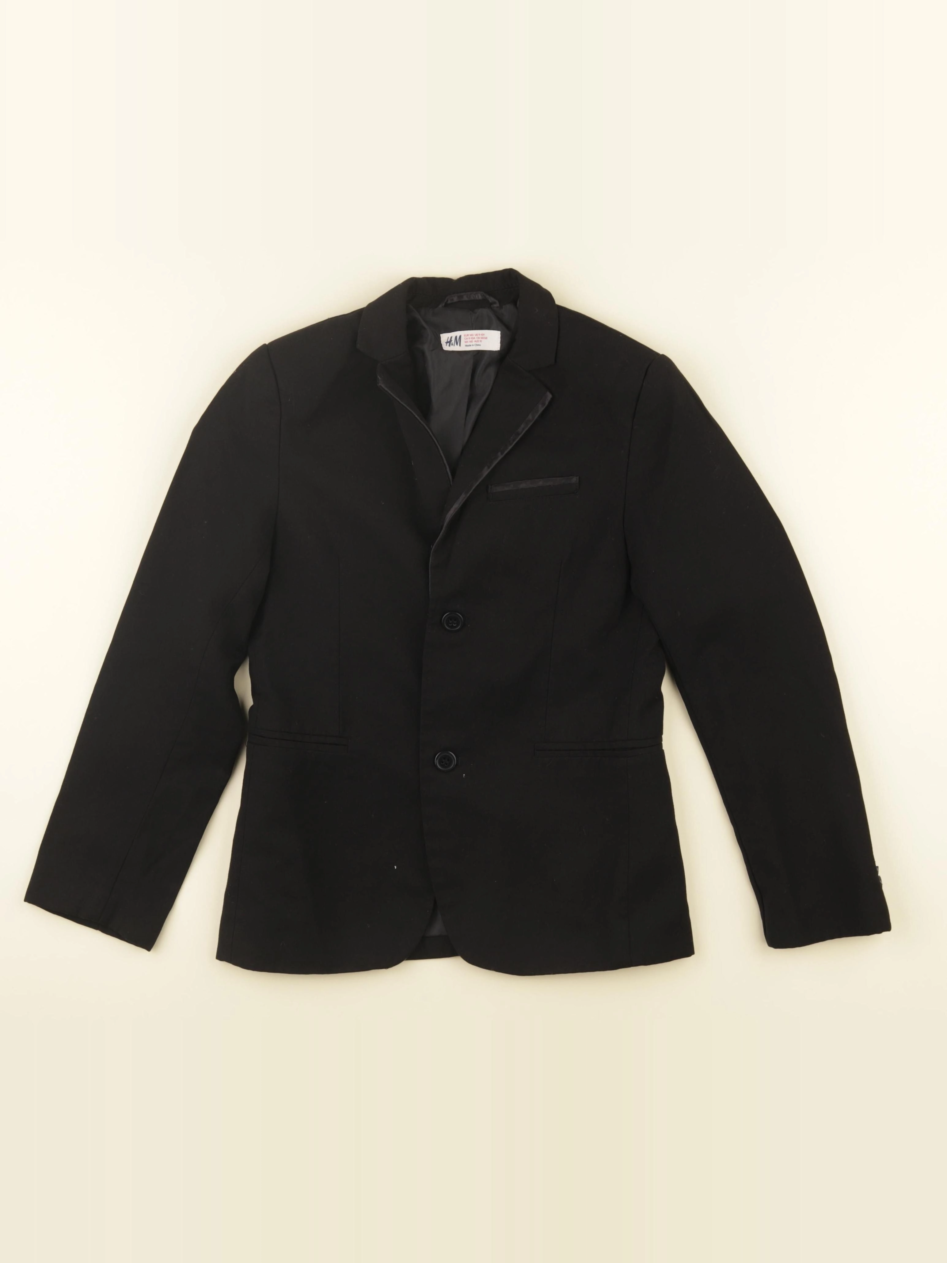 H&M - veste noir - 9/10 ans