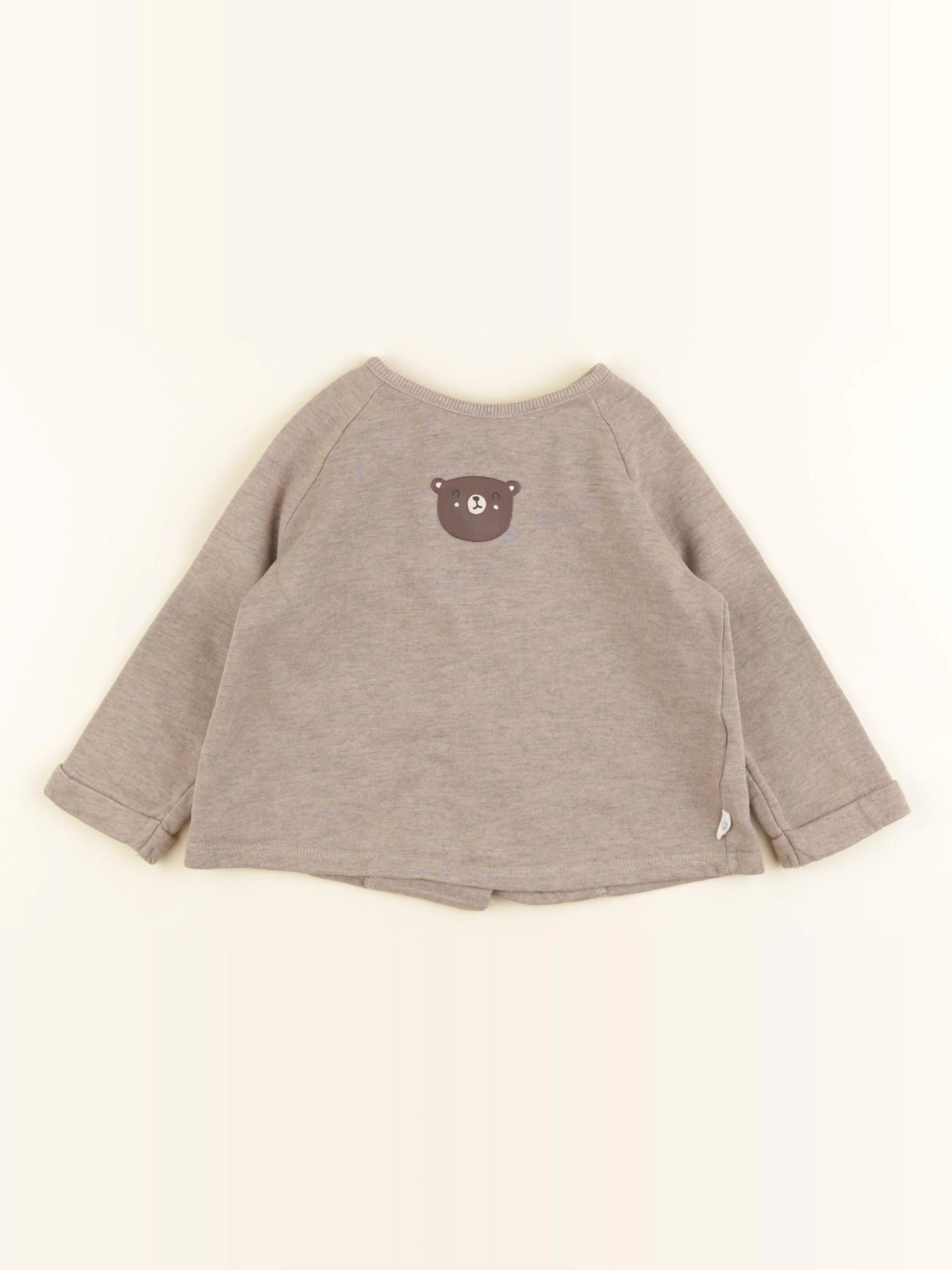 La Redoute - sweat marron - 18 mois