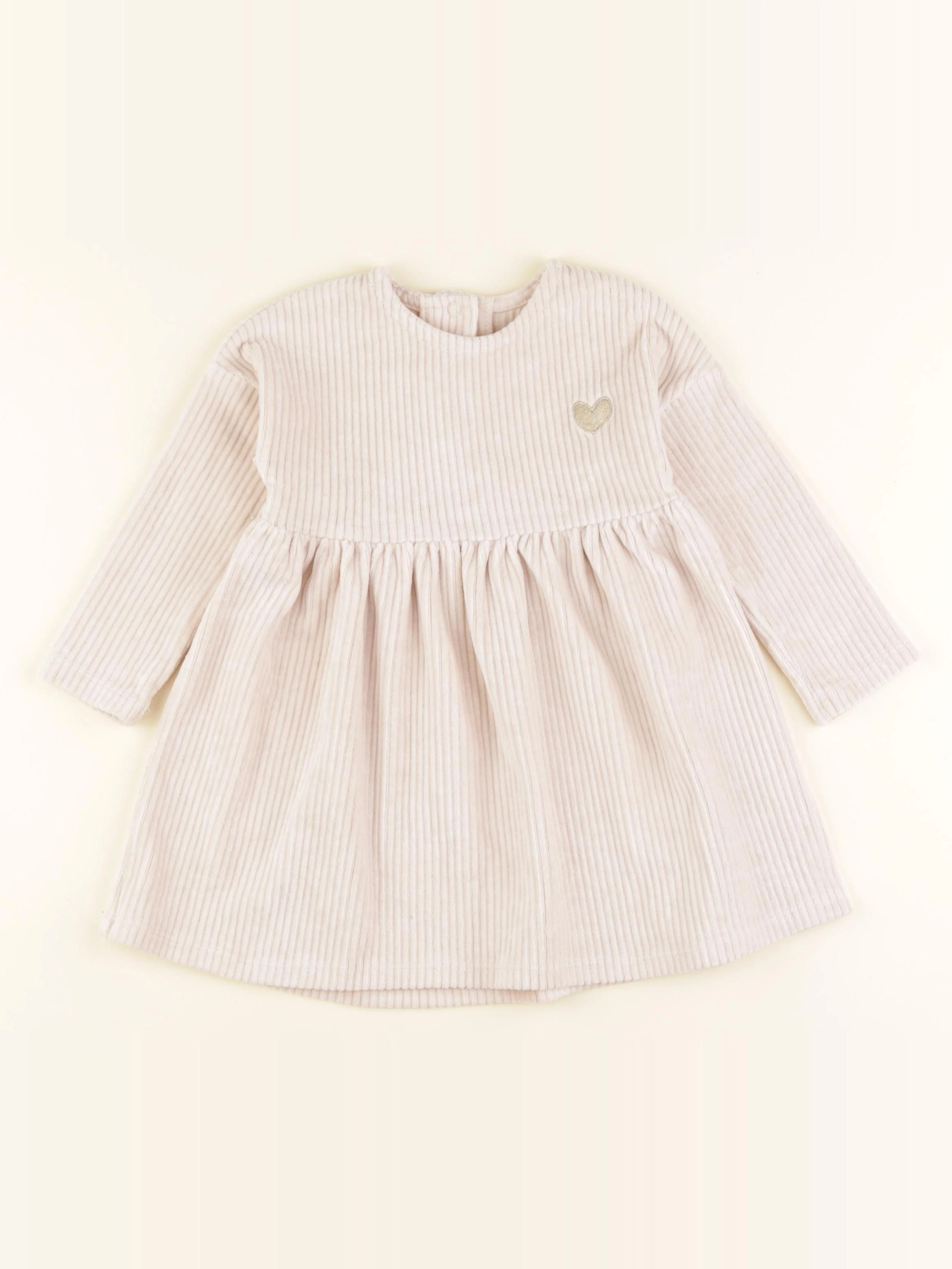 La Redoute - robe beige, or - 18 mois