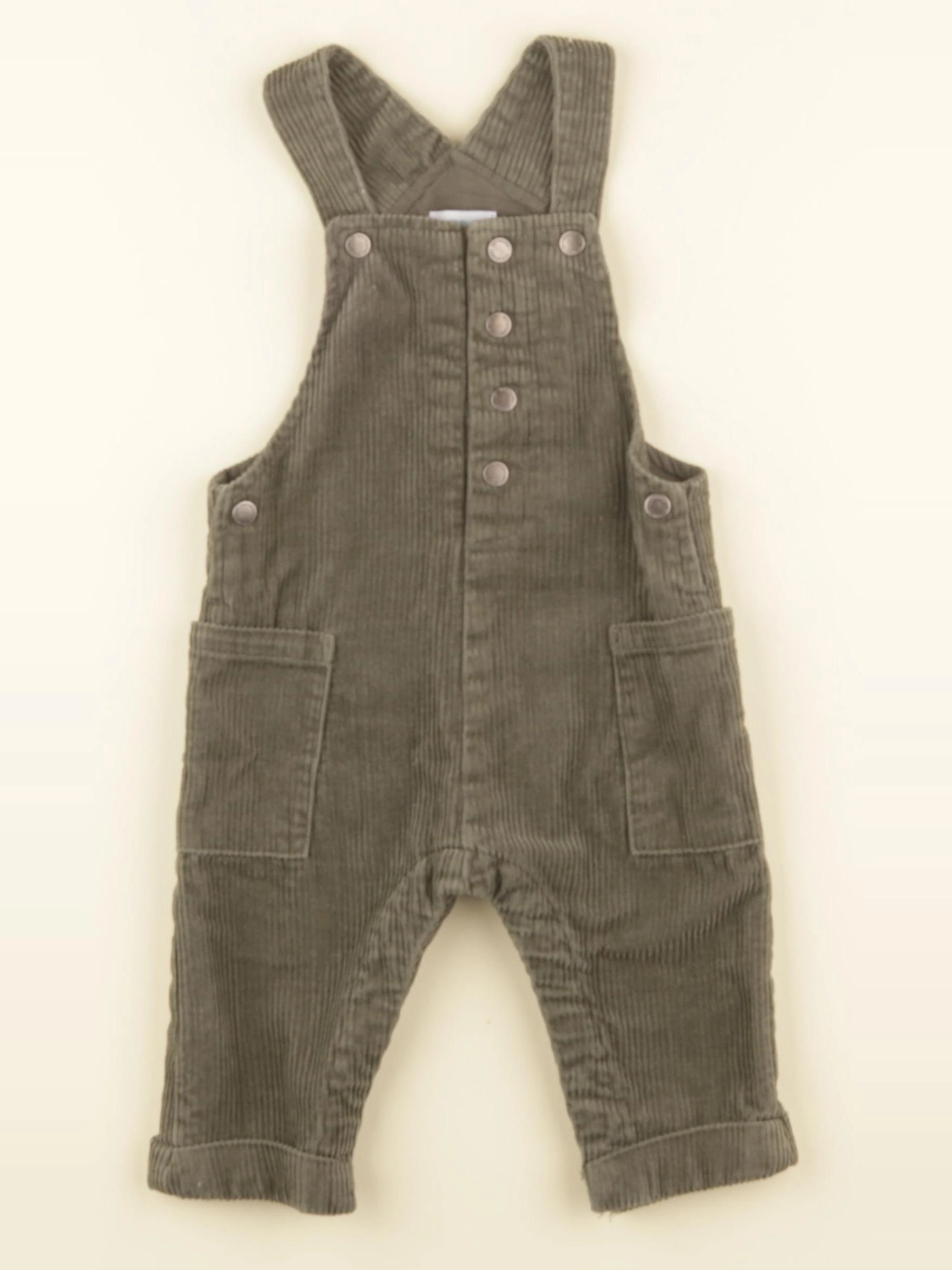 Vertbaudet - salopette vert - 9 mois