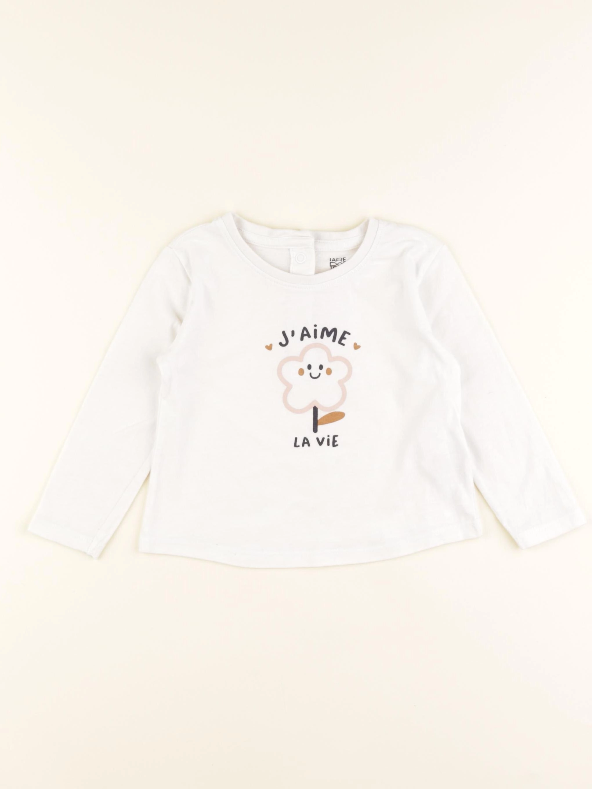 La Redoute - tee-shirt blanc - 18 mois