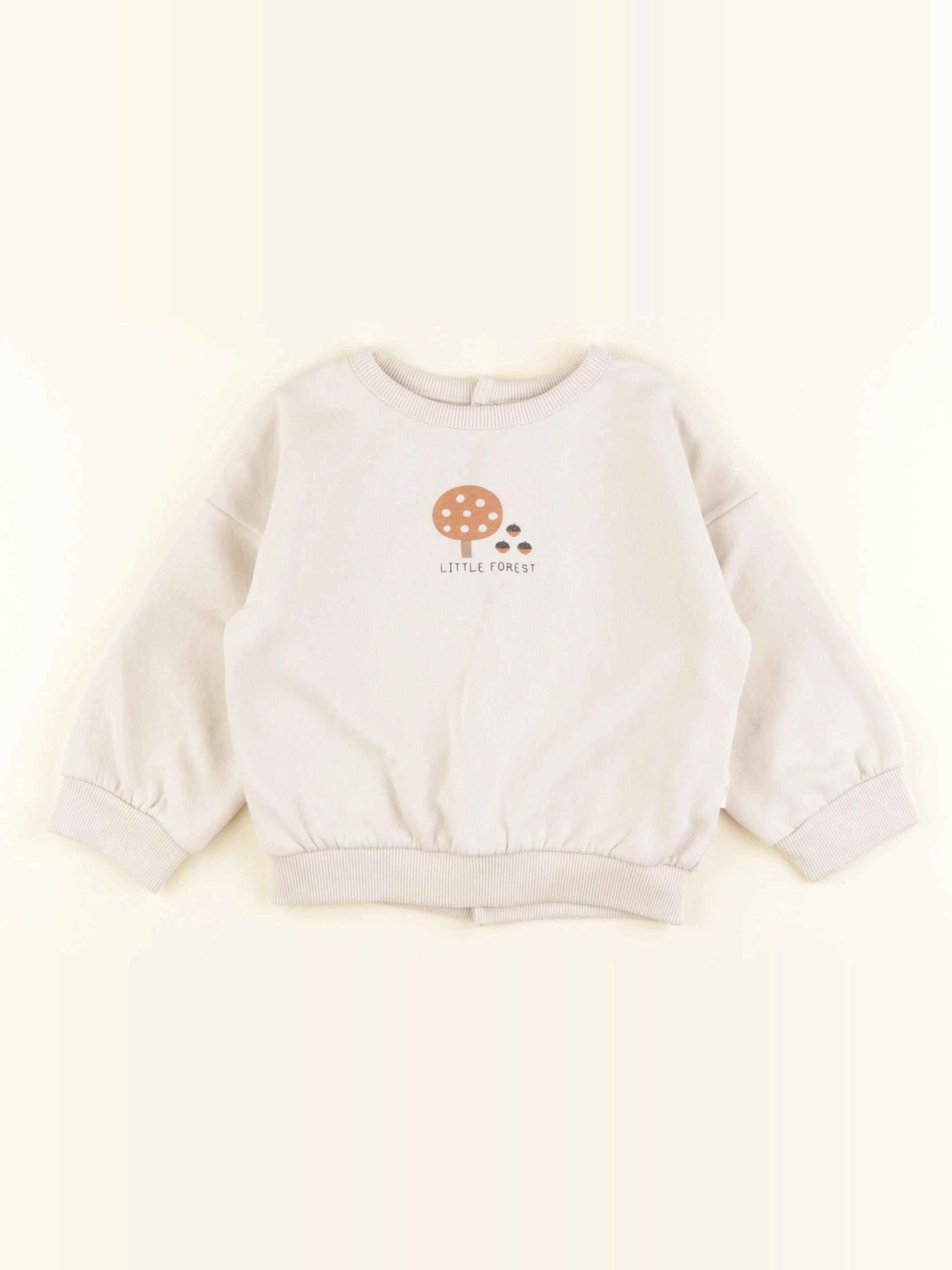 La Redoute - sweat beige - 18 mois