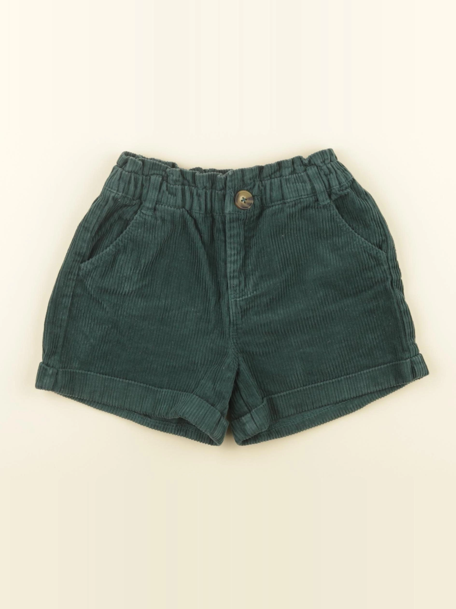 Vertbaudet - short vert - 5 ans
