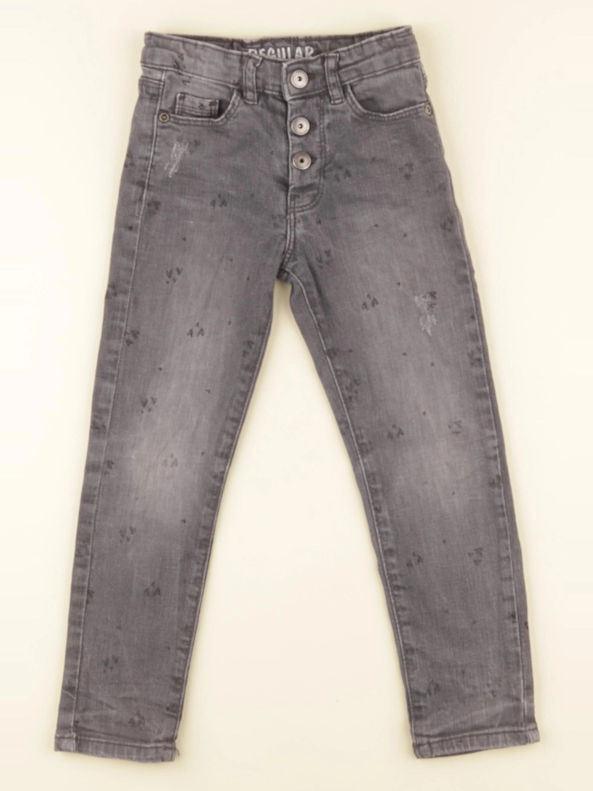 Vertbaudet - jean gris - 4 ans