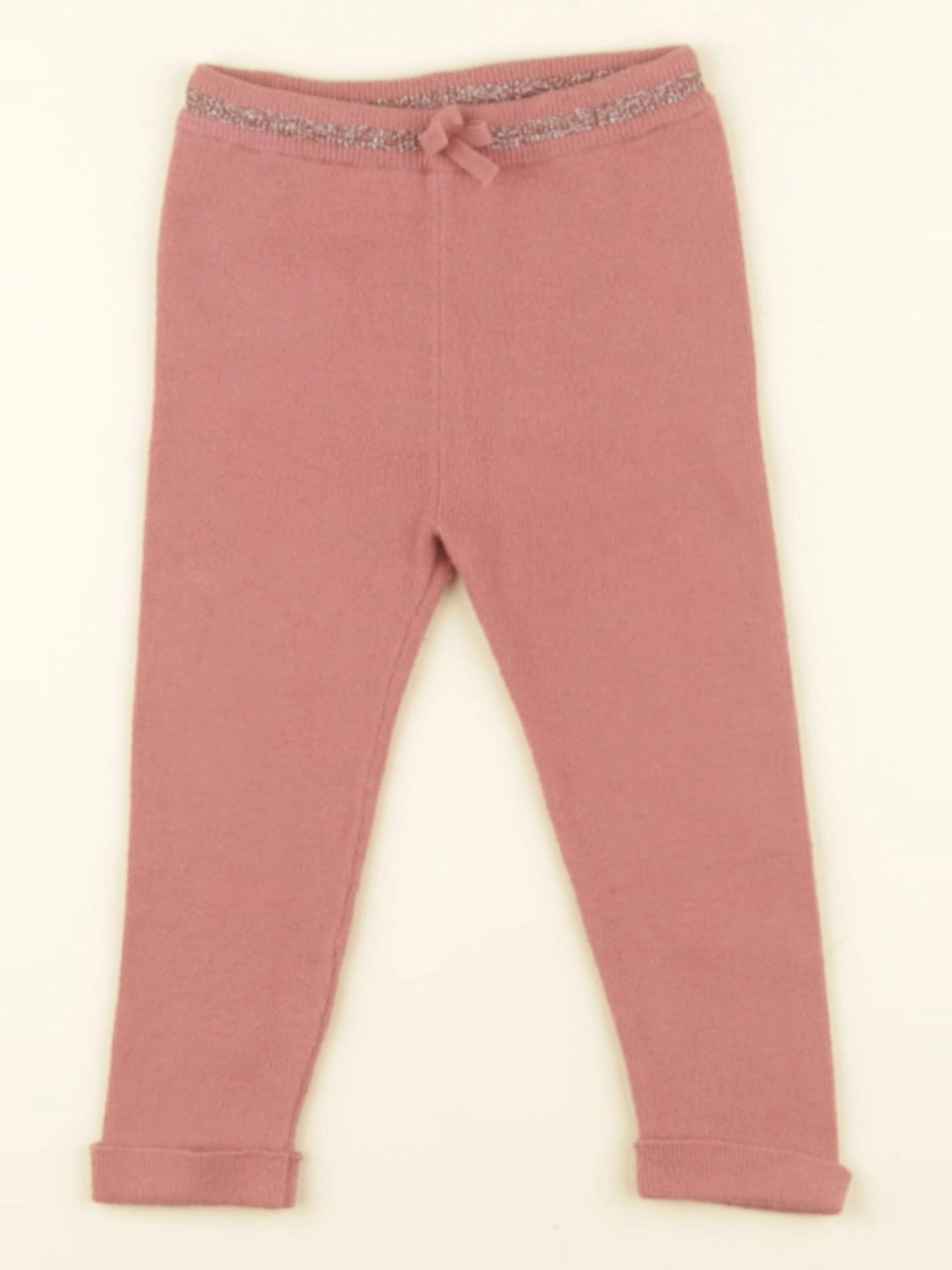 Vertbaudet - legging rose - 18 mois