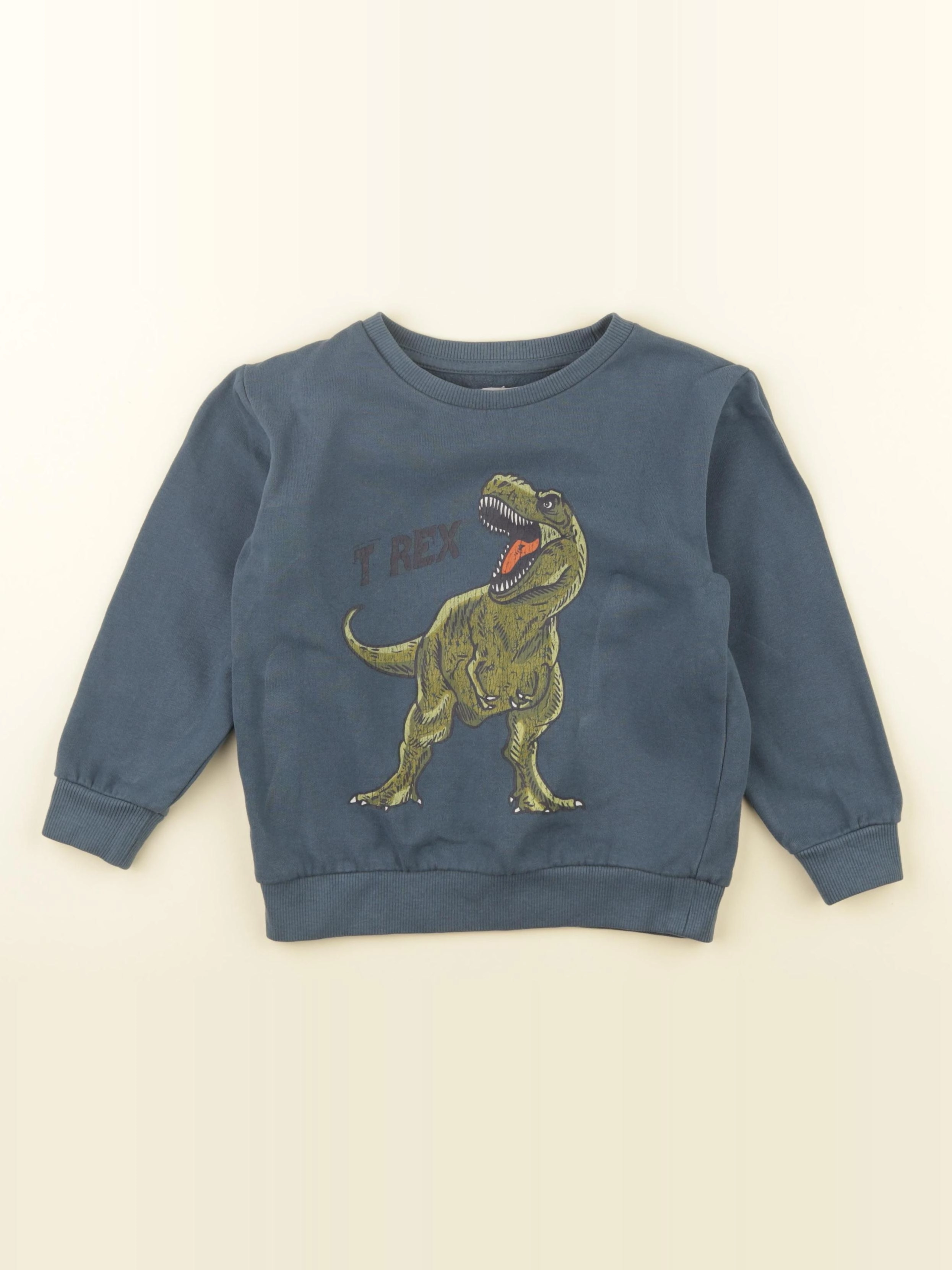 Vertbaudet - sweat bleu - 6 ans