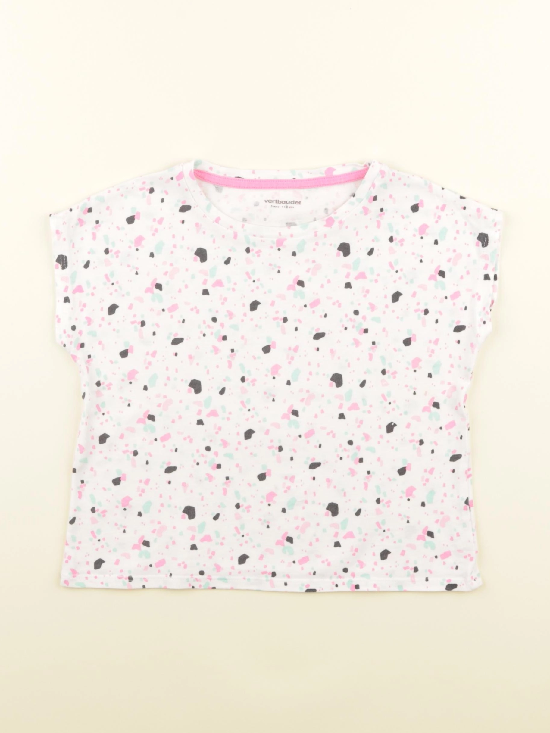 Vertbaudet - tee-shirt multicolore - 5 ans