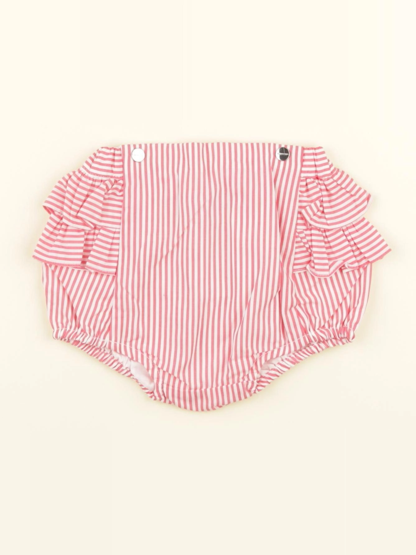 Jacadi - bloomer blanc, rouge - 3 mois