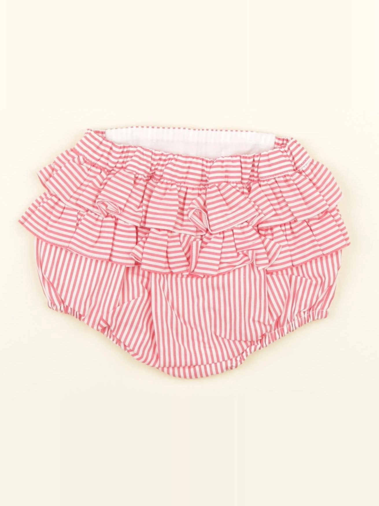 Jacadi - bloomer blanc, rouge - 3 mois