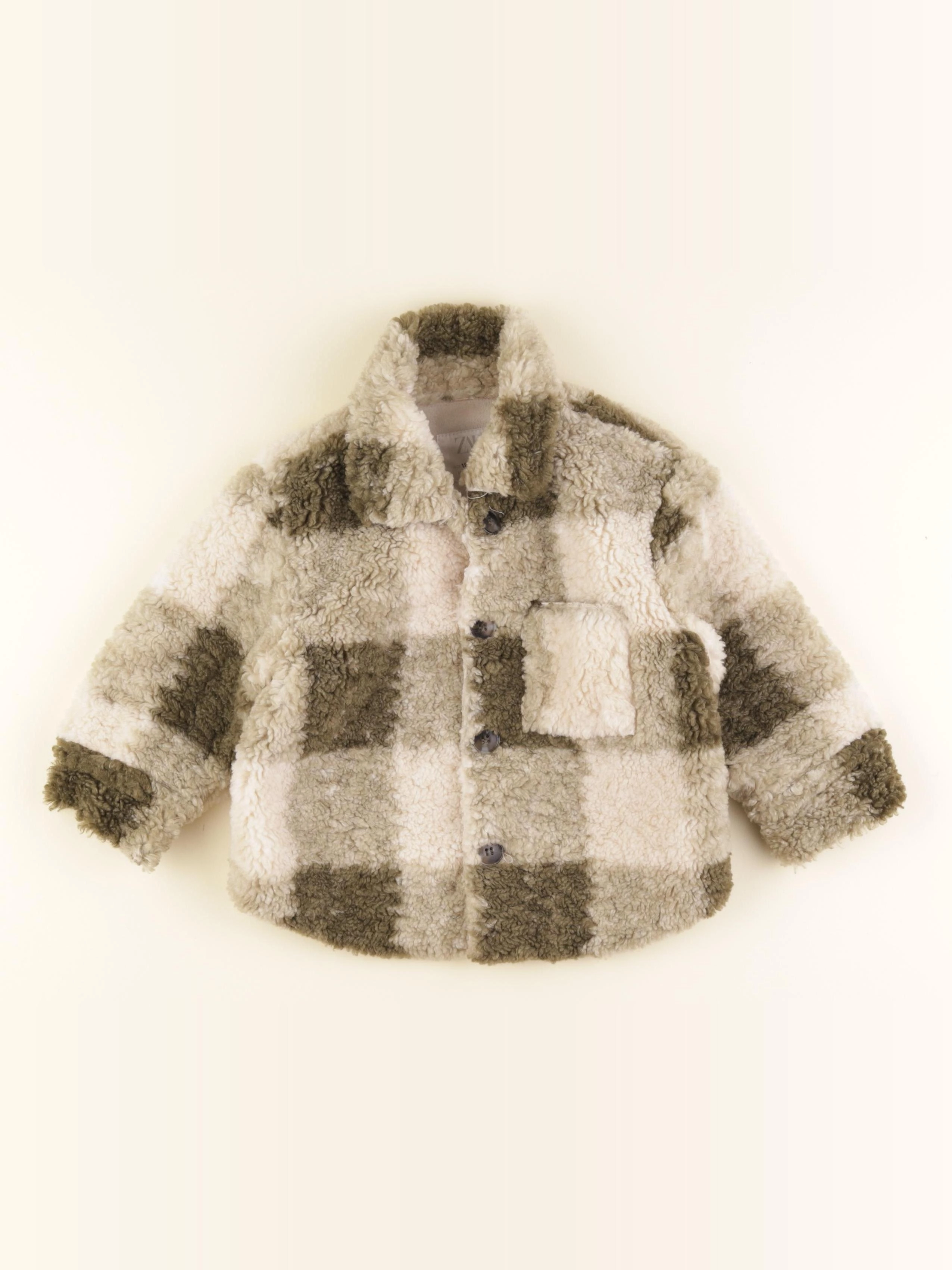 Zara - veste vert - 12/18 mois