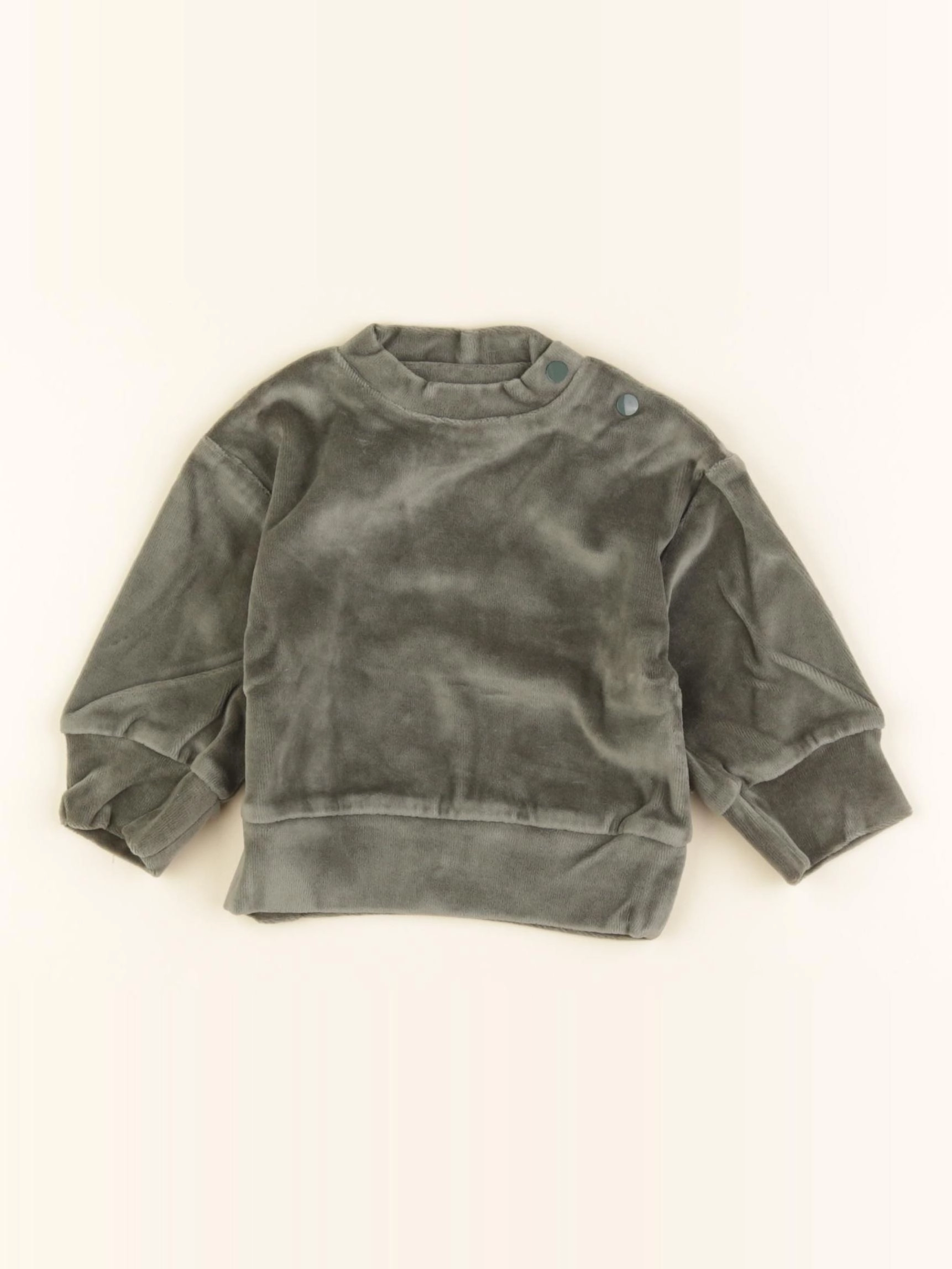 Poudre Organic - pull vert - 3 mois