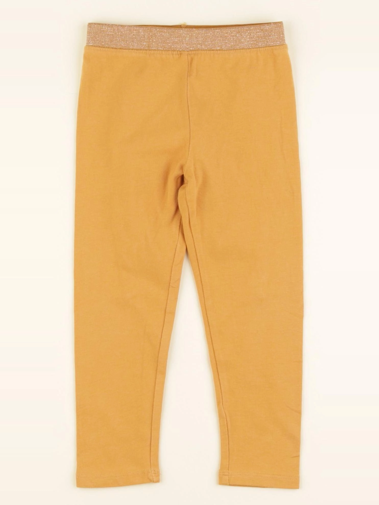 Vertbaudet - legging jaune, or - 3 ans