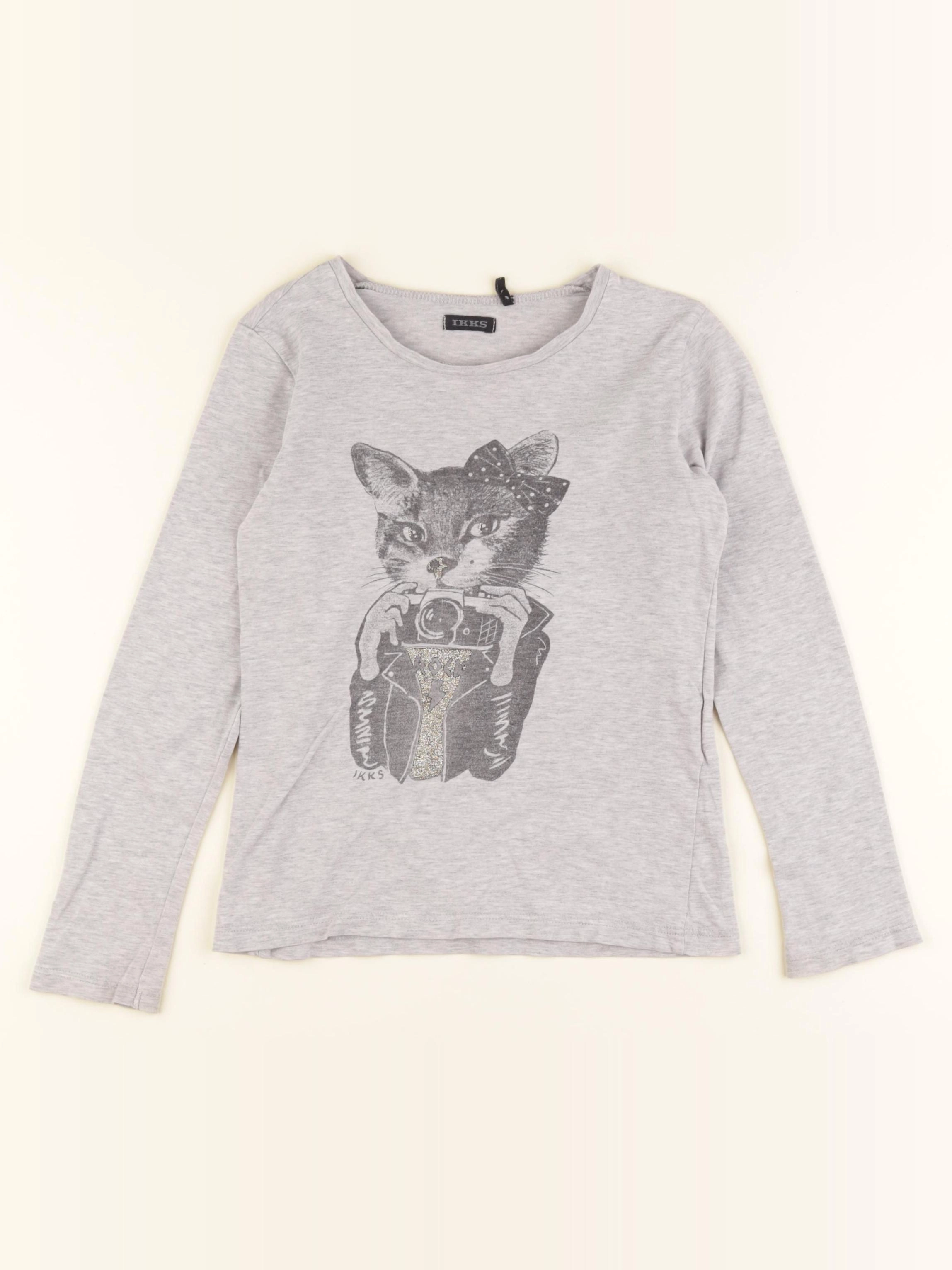IKKS - tee-shirt gris - 6 ans