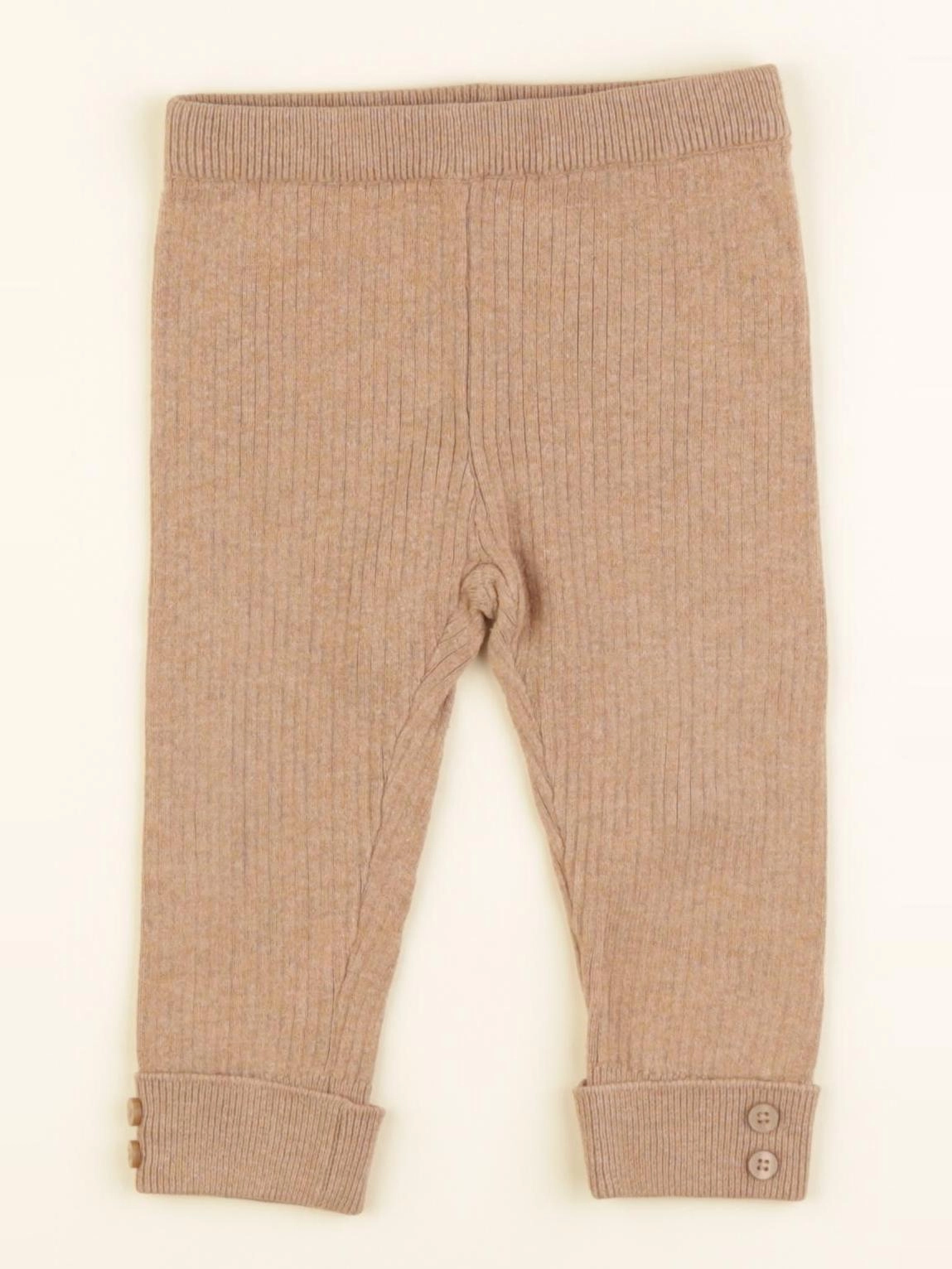 Zara - legging marron - 6/9 mois