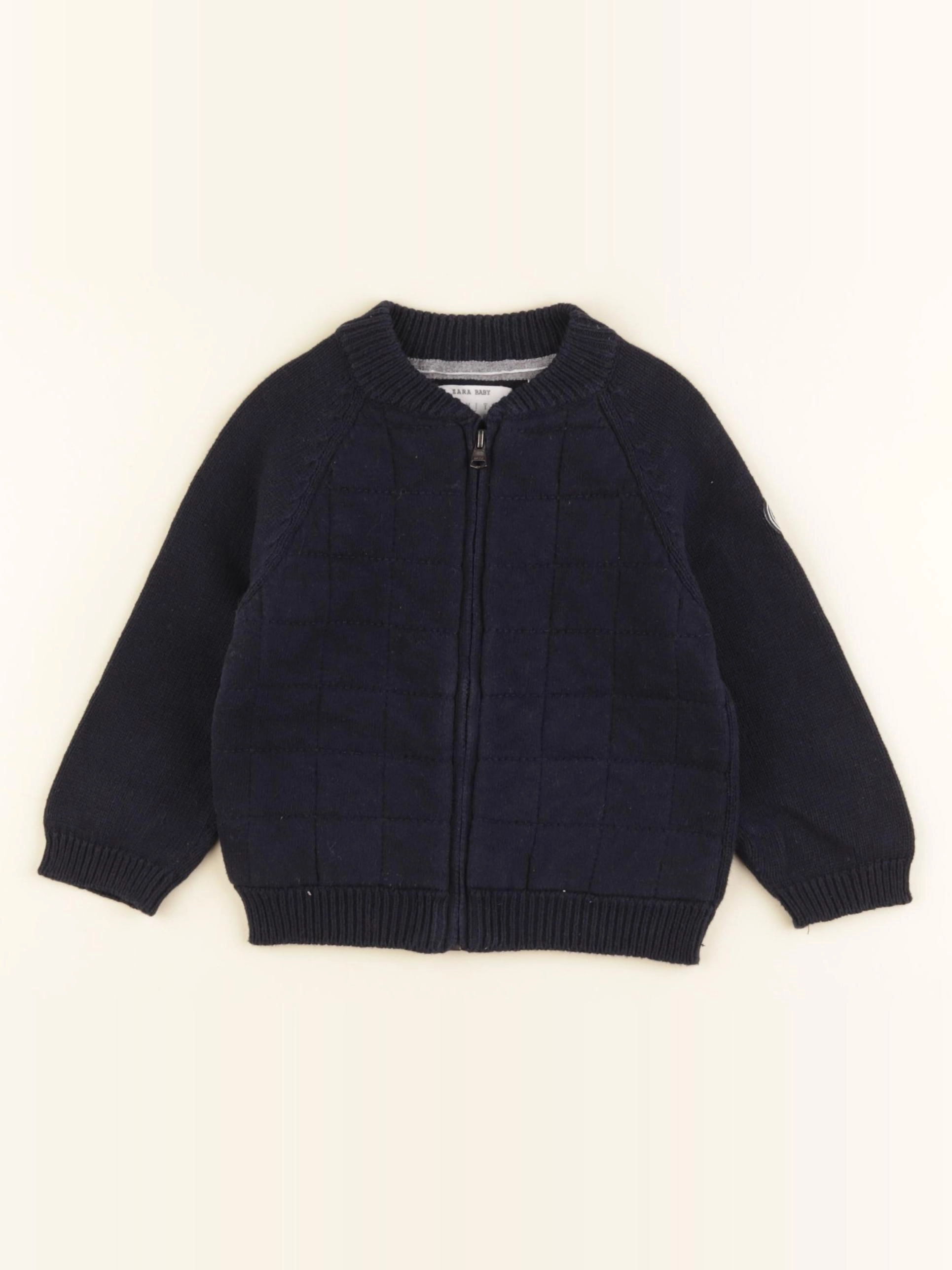 Zara - gilet bleu - 9/12 mois