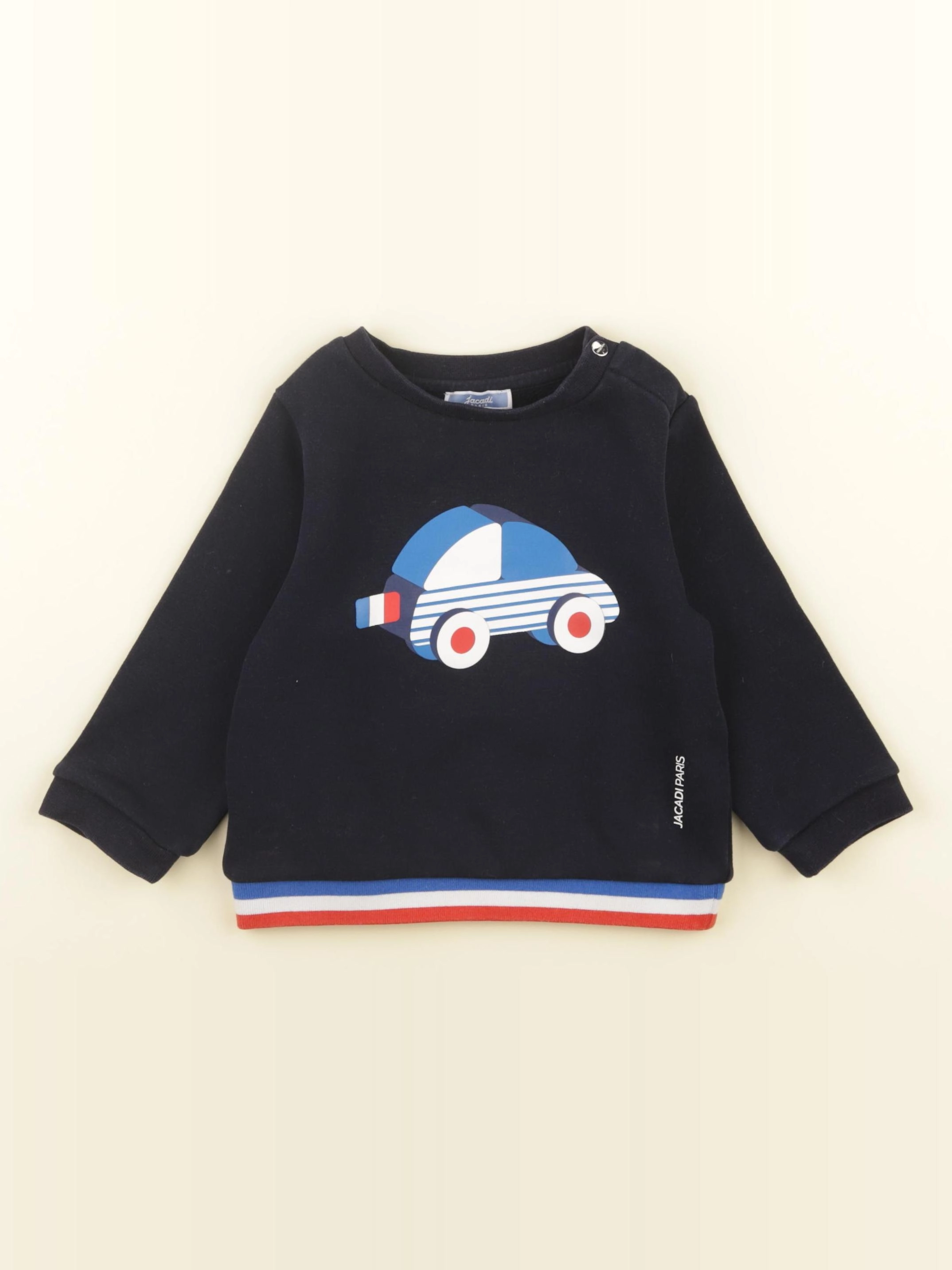 Jacadi - sweat bleu - 24 mois