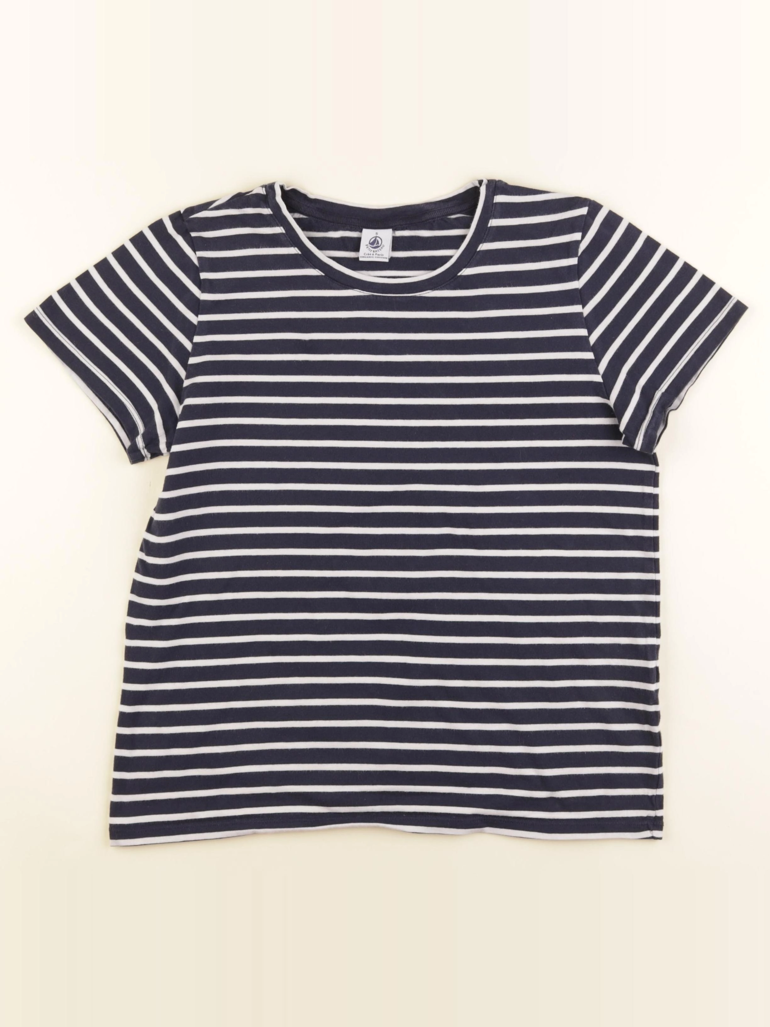 Petit Bateau - tee-shirt bleu - 14 ans