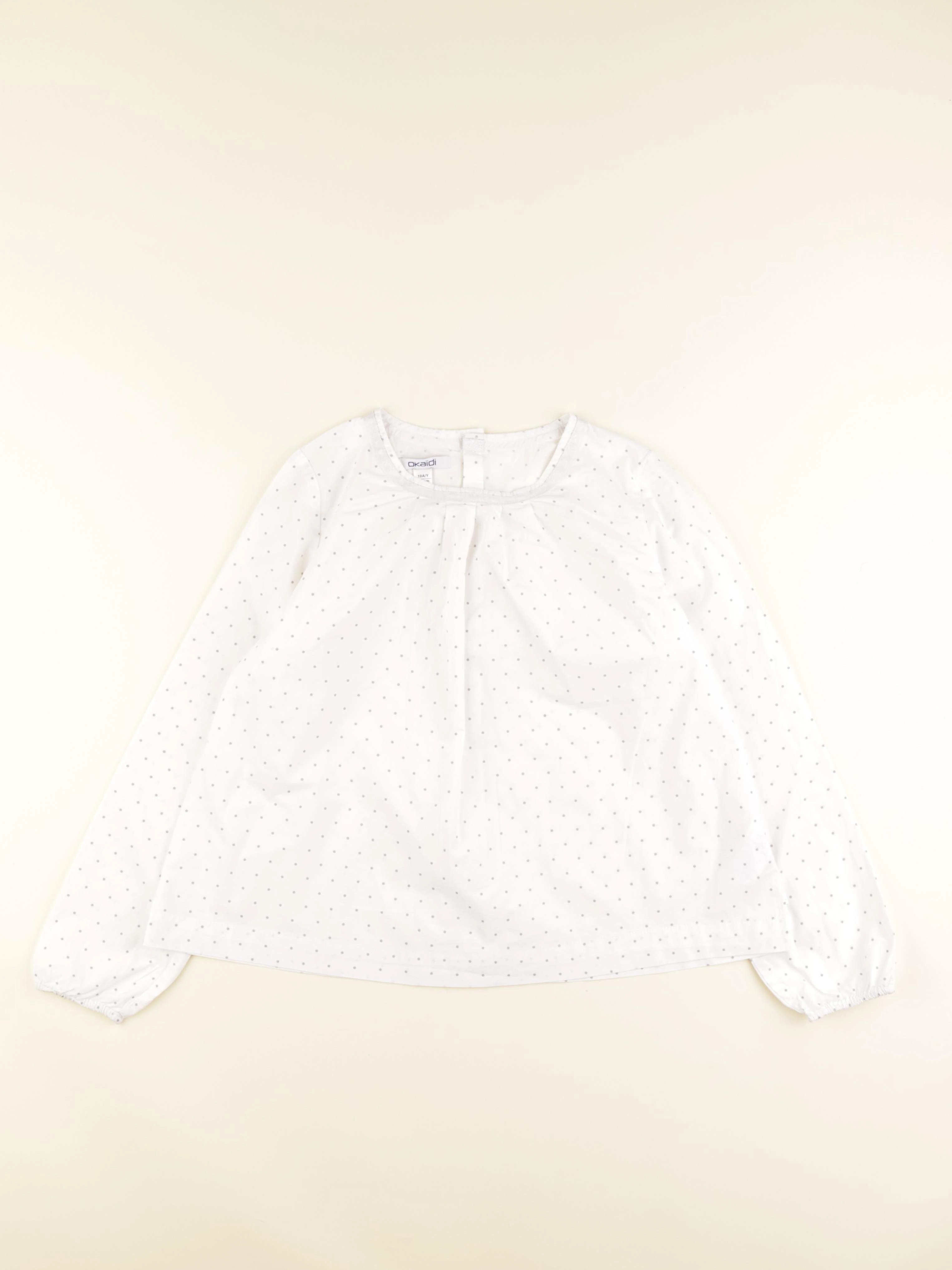 Okaidi - blouse blanc - 10 ans