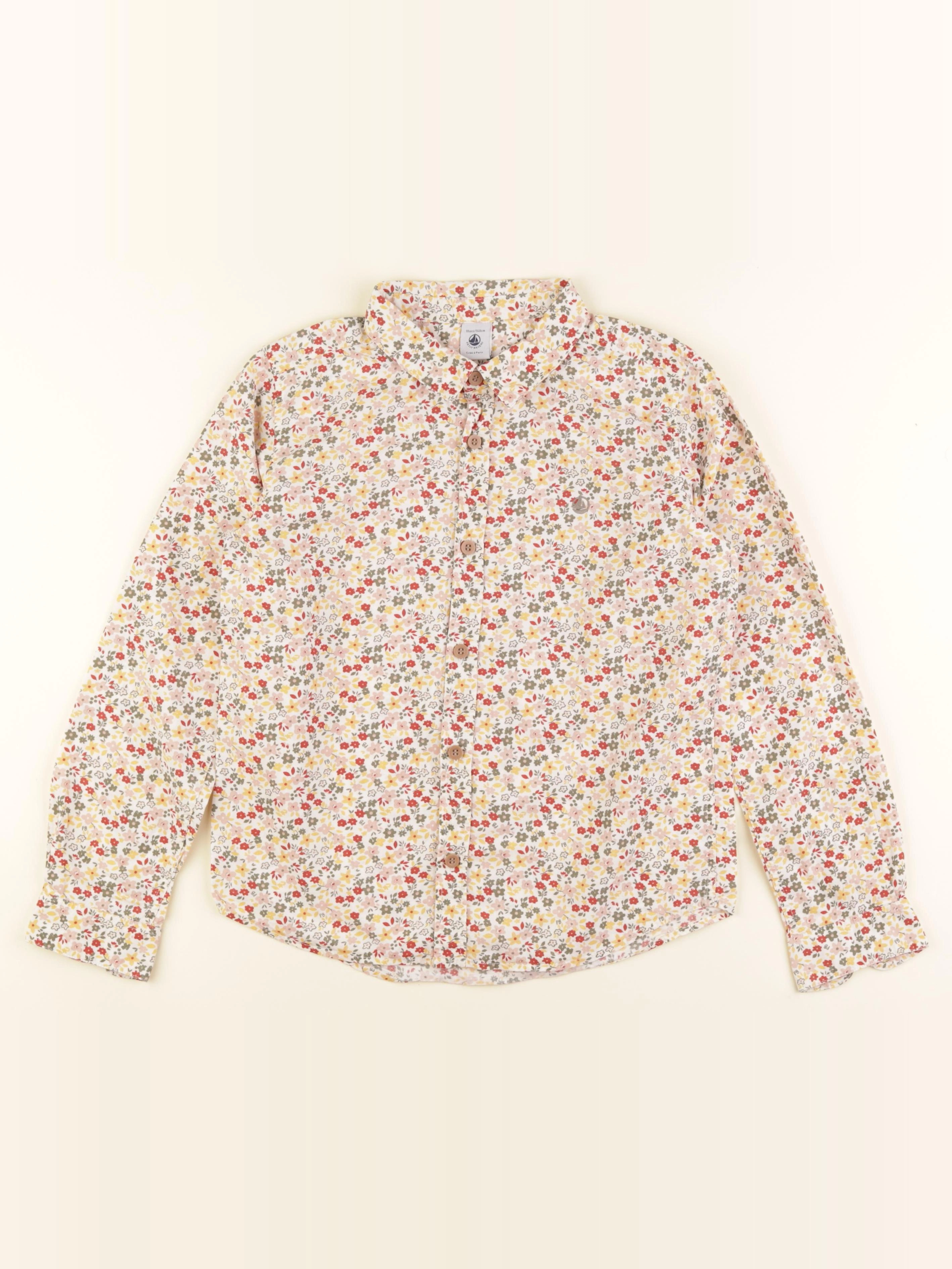Petit Bateau - blouse blanc - 10 ans