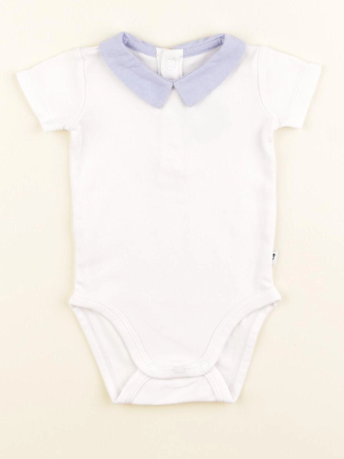 Jacadi - body à col blanc - 1 mois