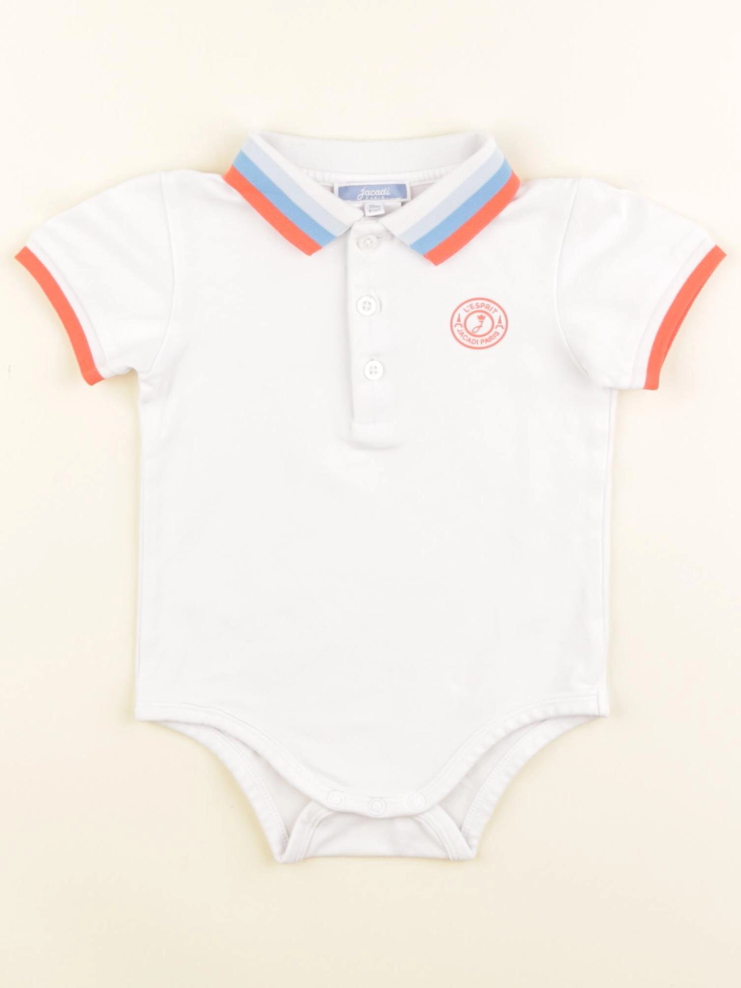 Jacadi - body à col blanc - 18 mois