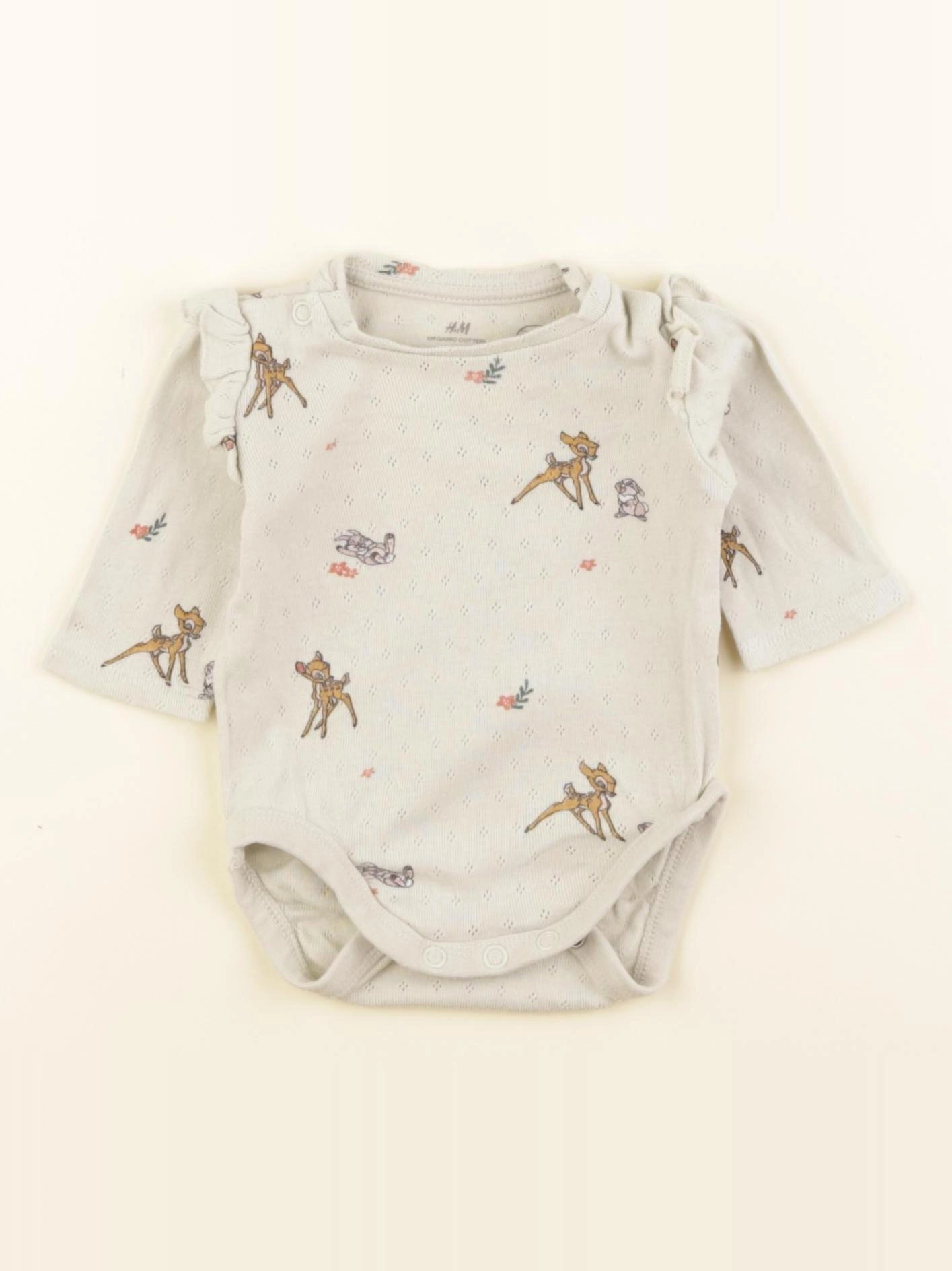 H&M - body vert - 1/2 mois