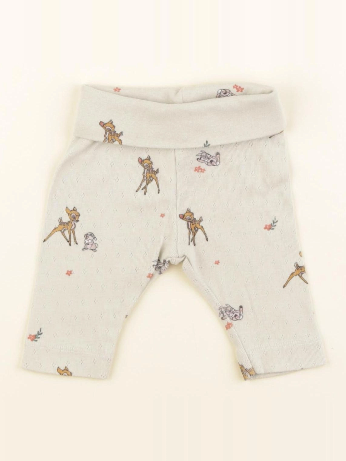 H&M - legging vert - 1/2 mois