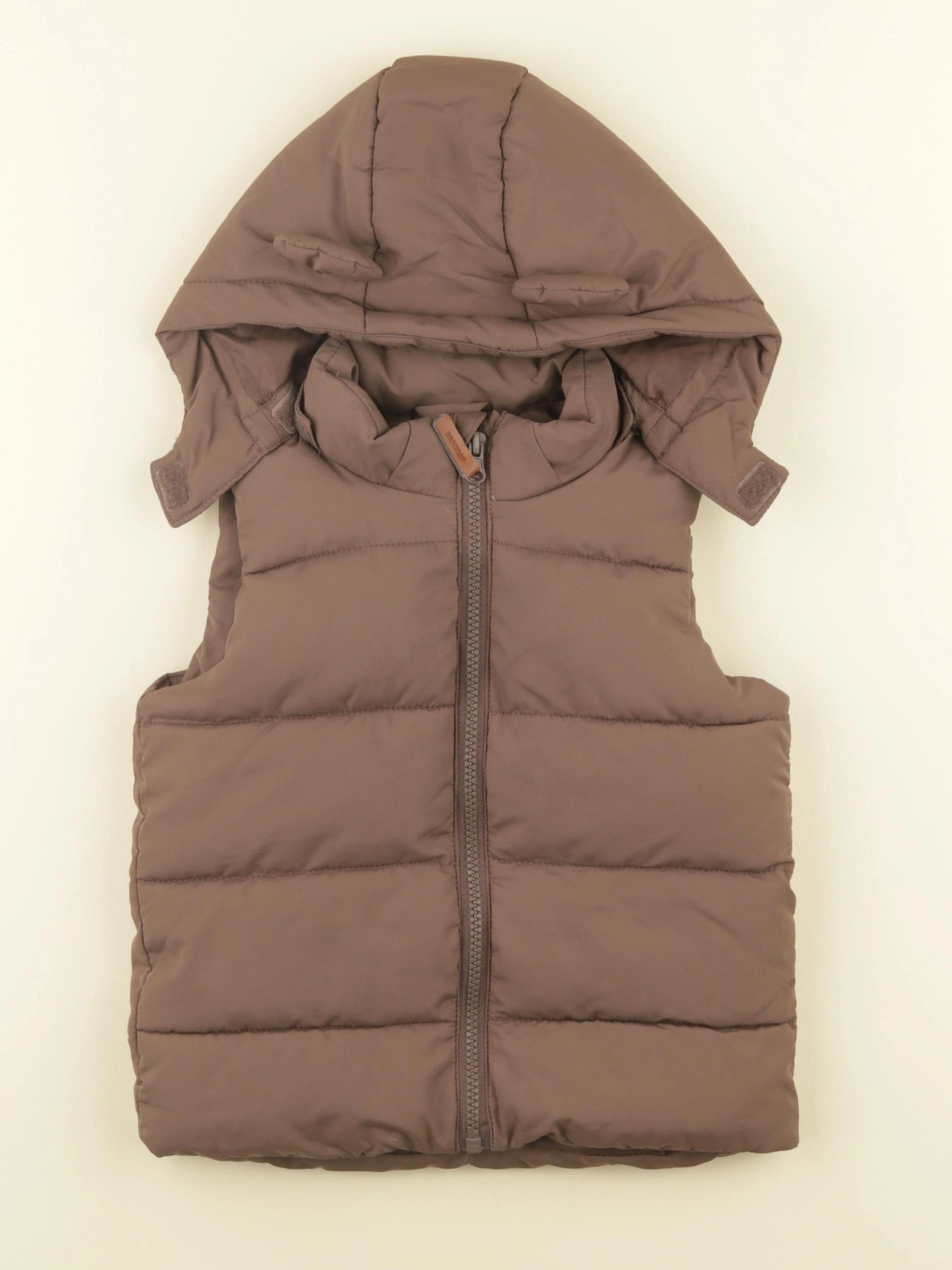 H&M - doudoune marron - 12/18 mois