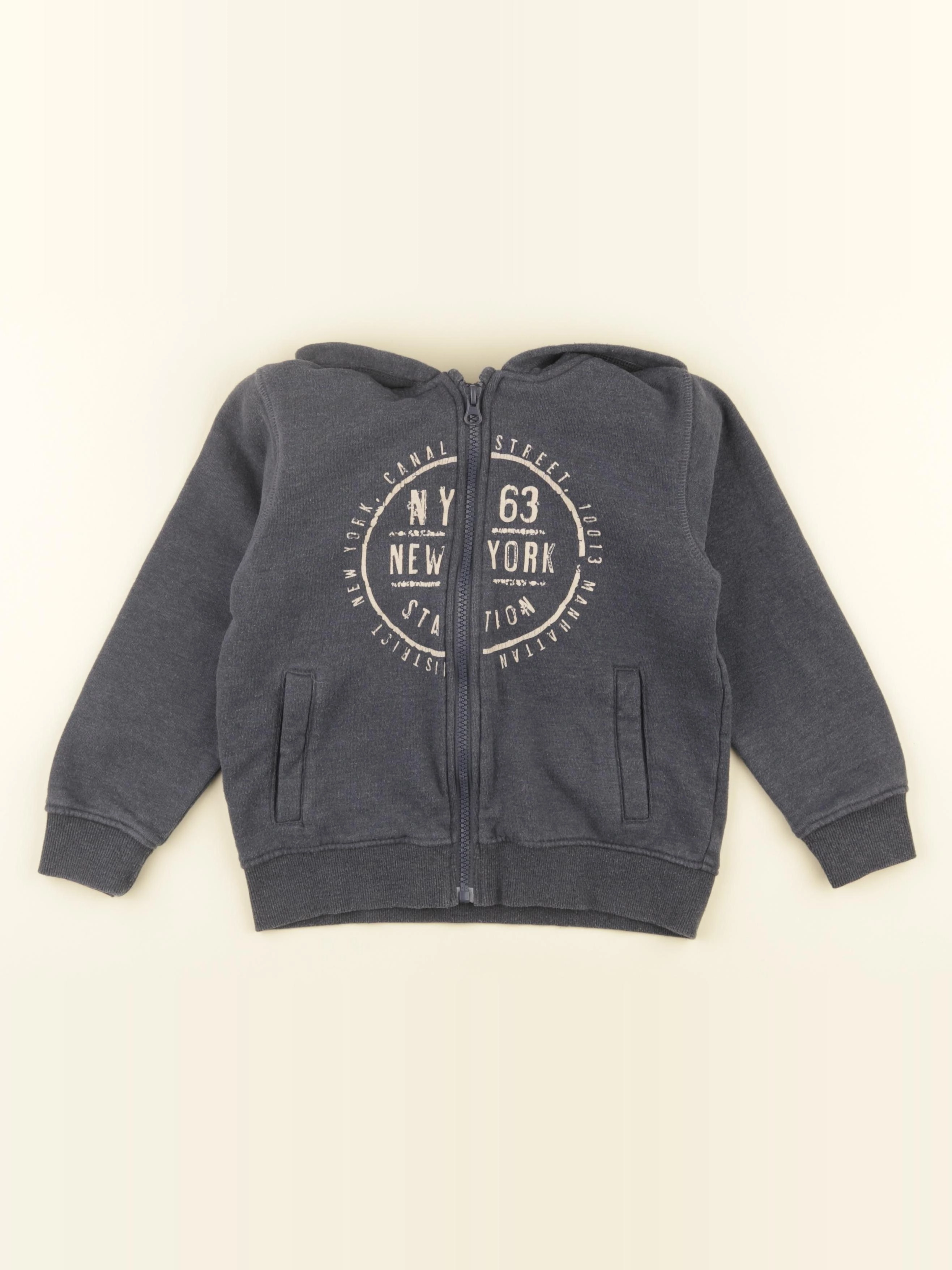 Vertbaudet - sweat bleu - 8 ans