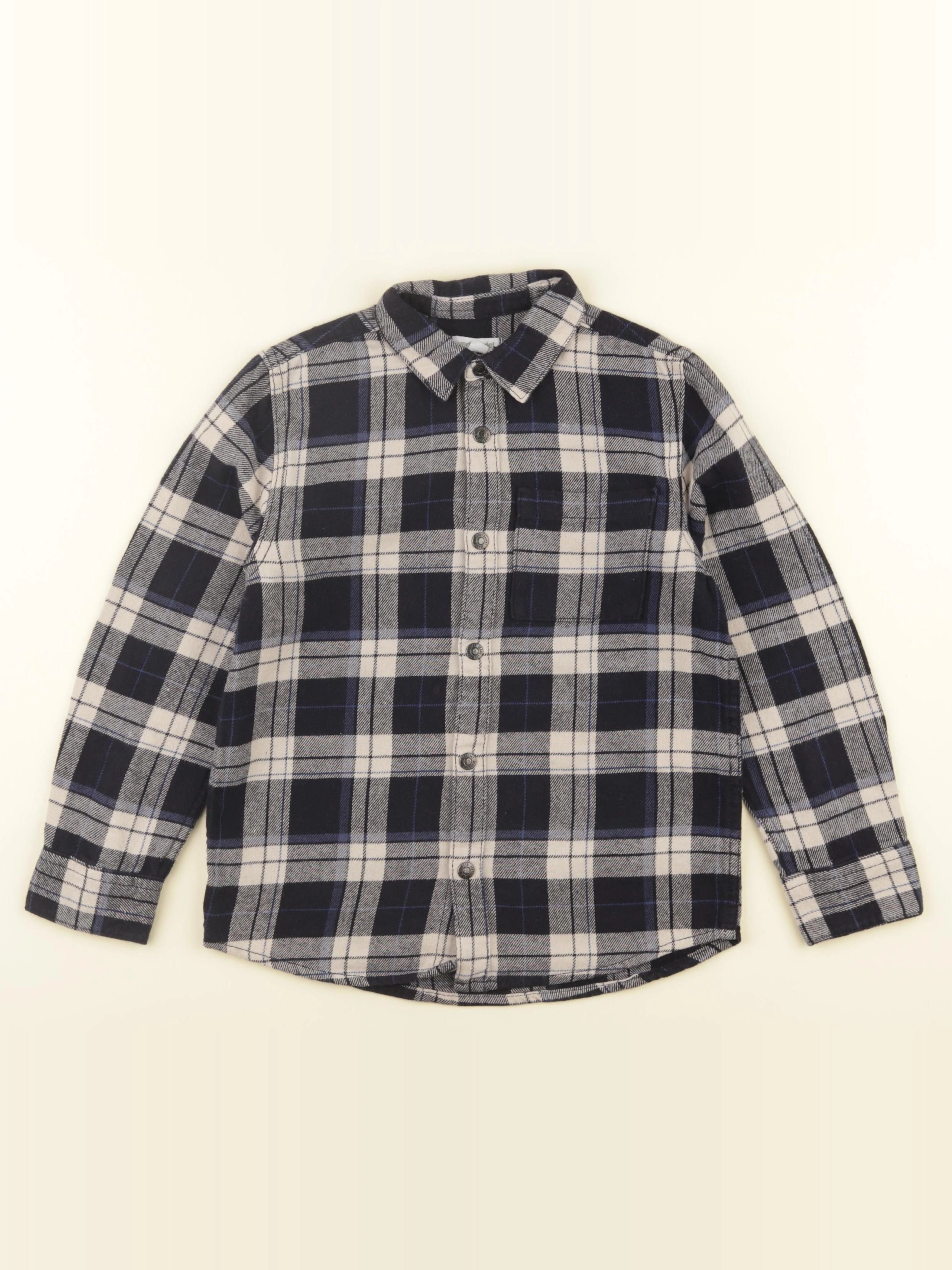 Vertbaudet - chemise bleu - 8 ans