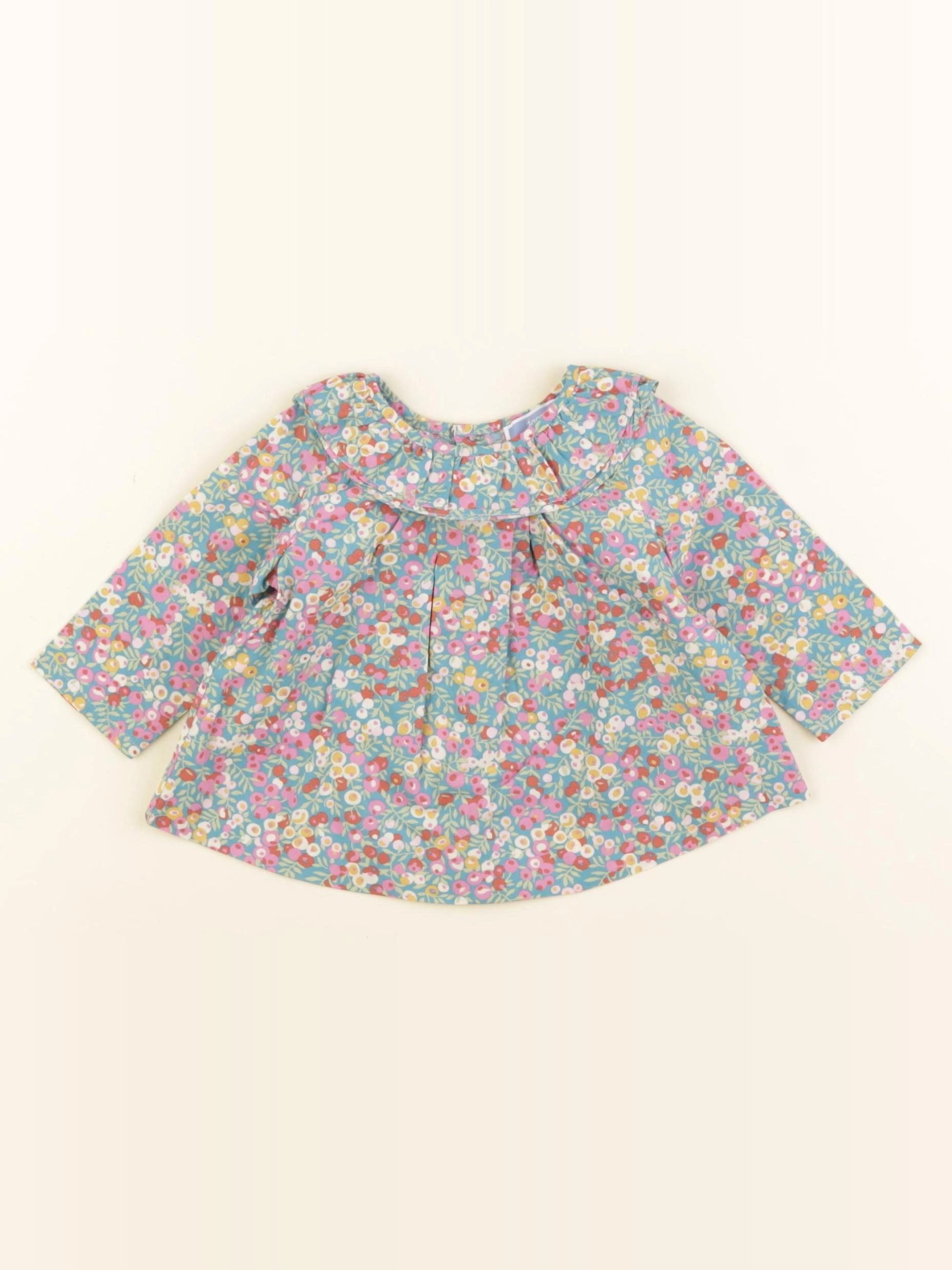 Jacadi - blouse liberty multicolore - 3 mois