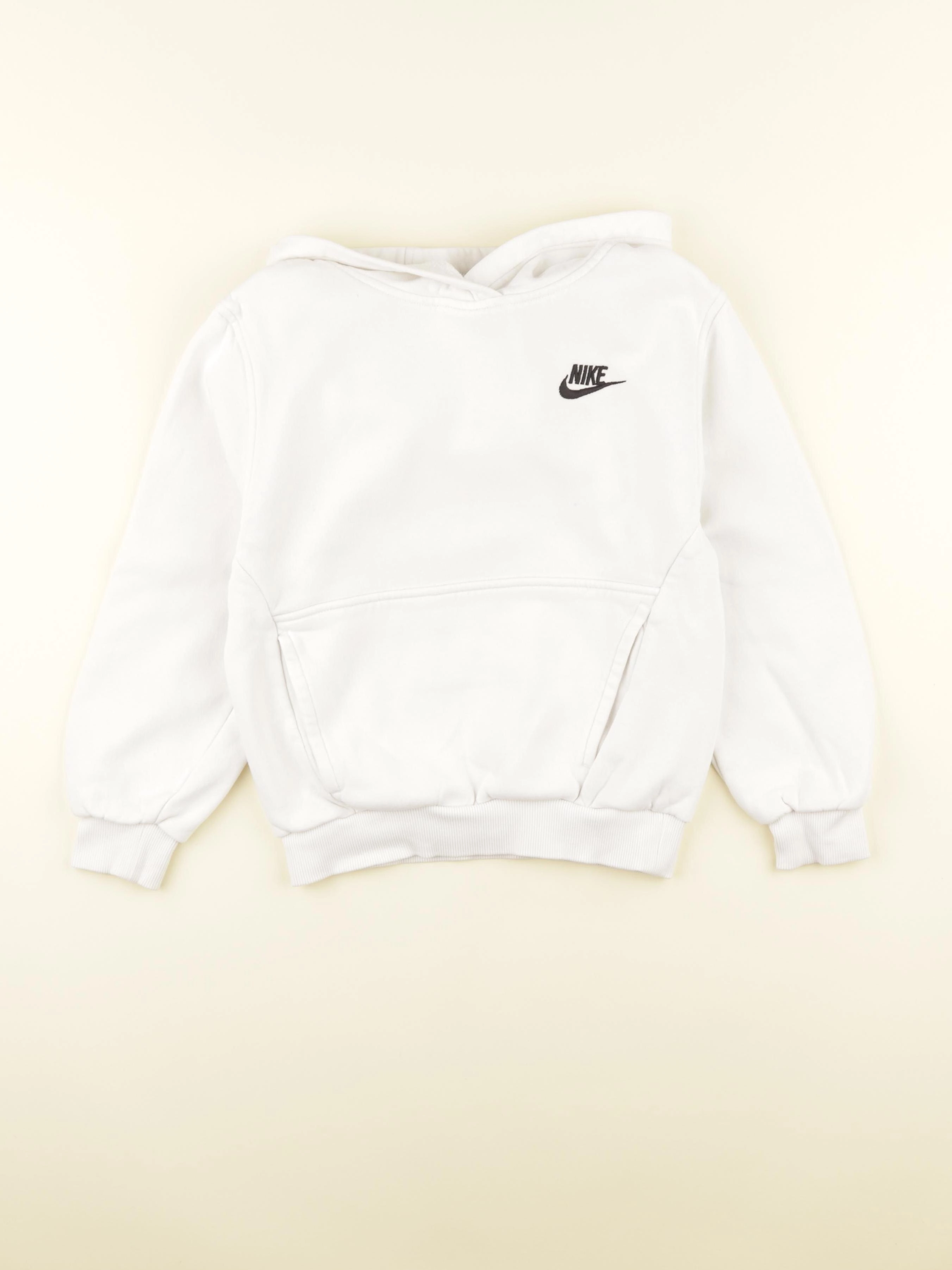 Nike - sweat blanc - 8/9 ans