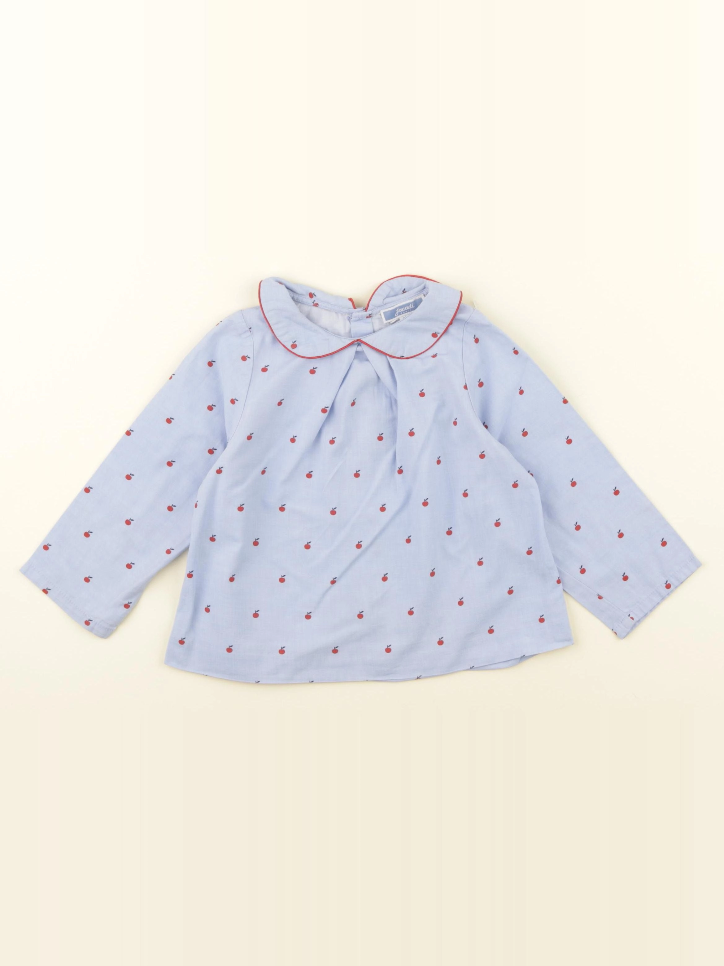 Jacadi - blouse bleu - 18 mois