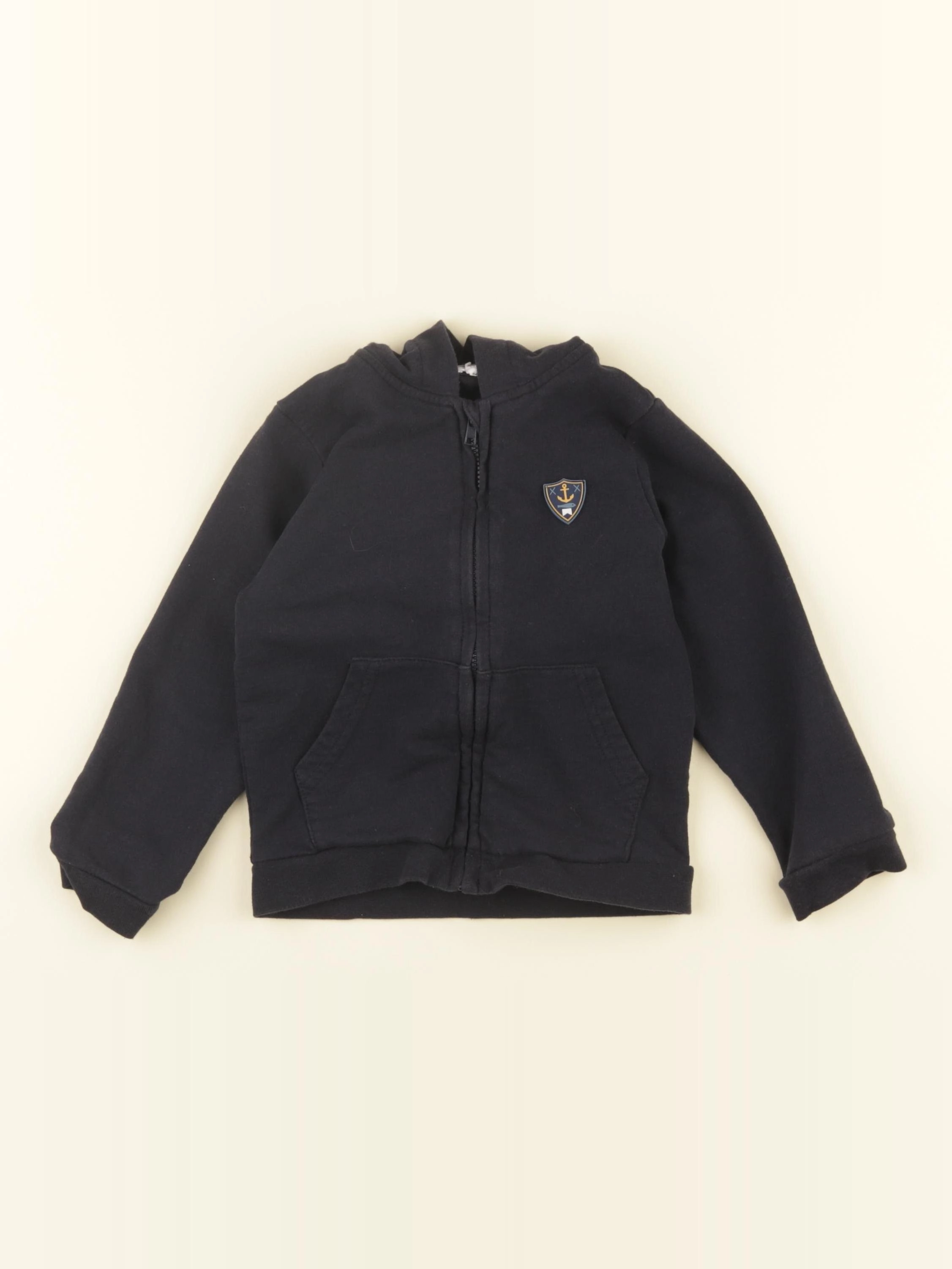 Vertbaudet - sweat bleu - 36 mois