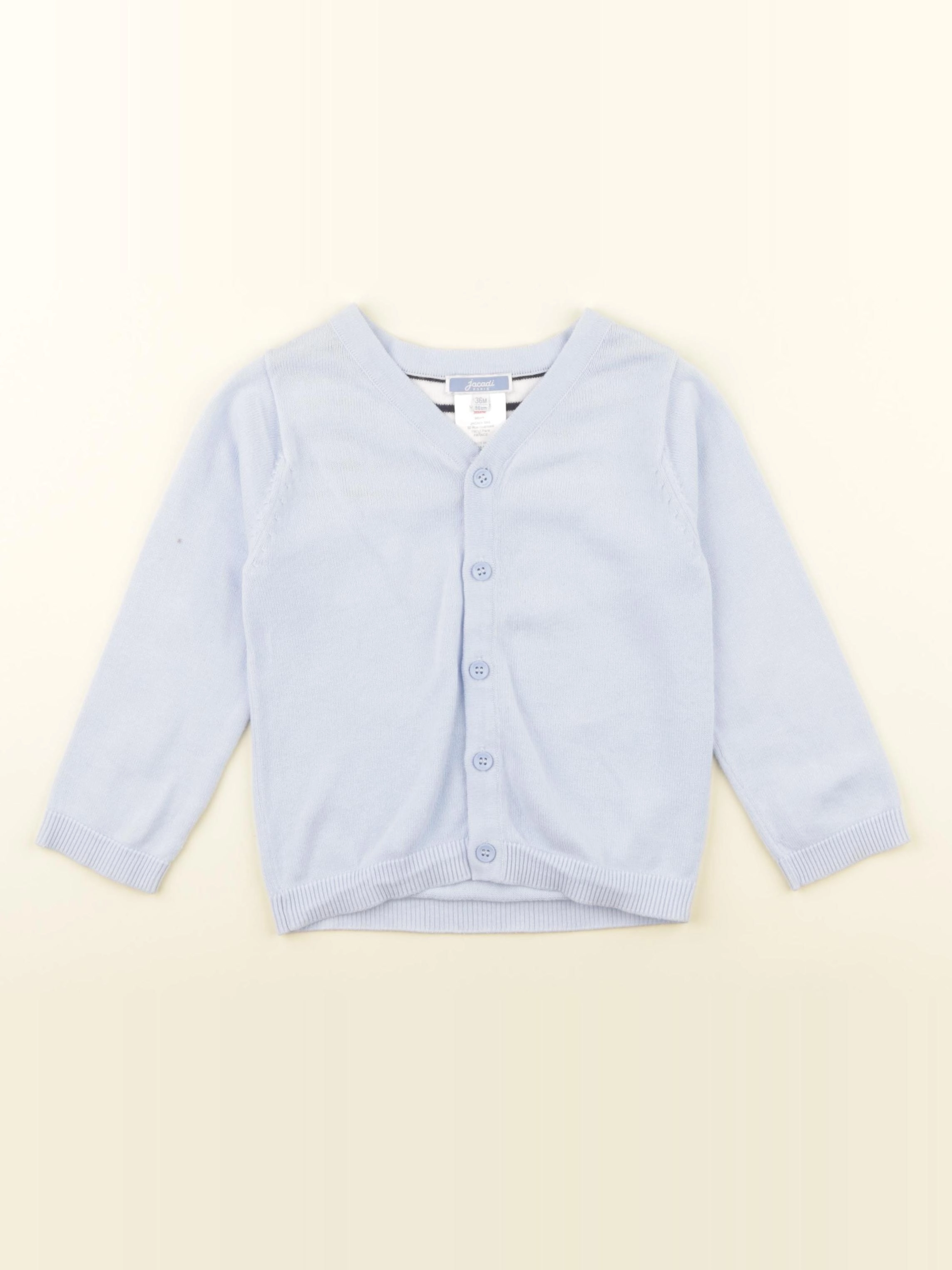 Jacadi - gilet bleu - 36 mois