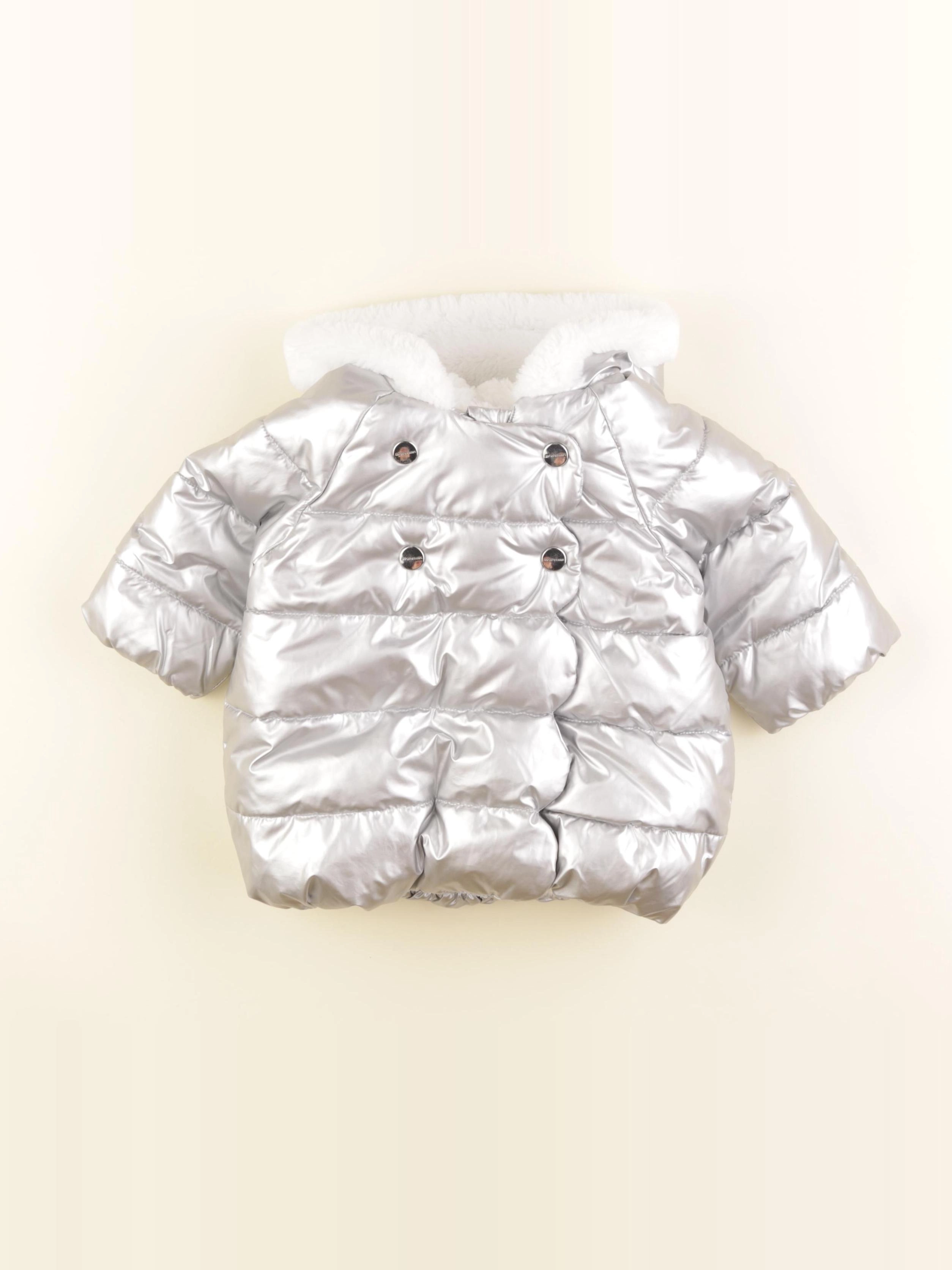 Jacadi - doudoune argent - 12 mois