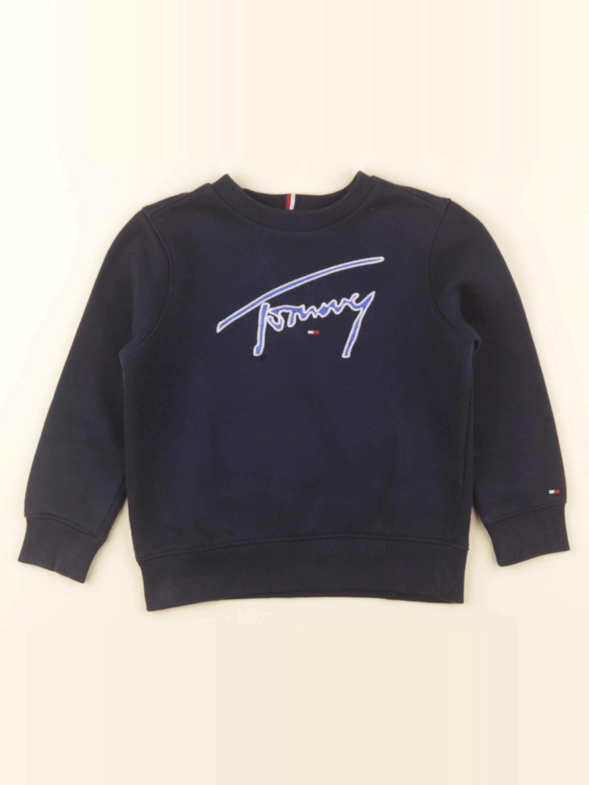 Tommy Hilfiger - sweat bleu - 4 ans