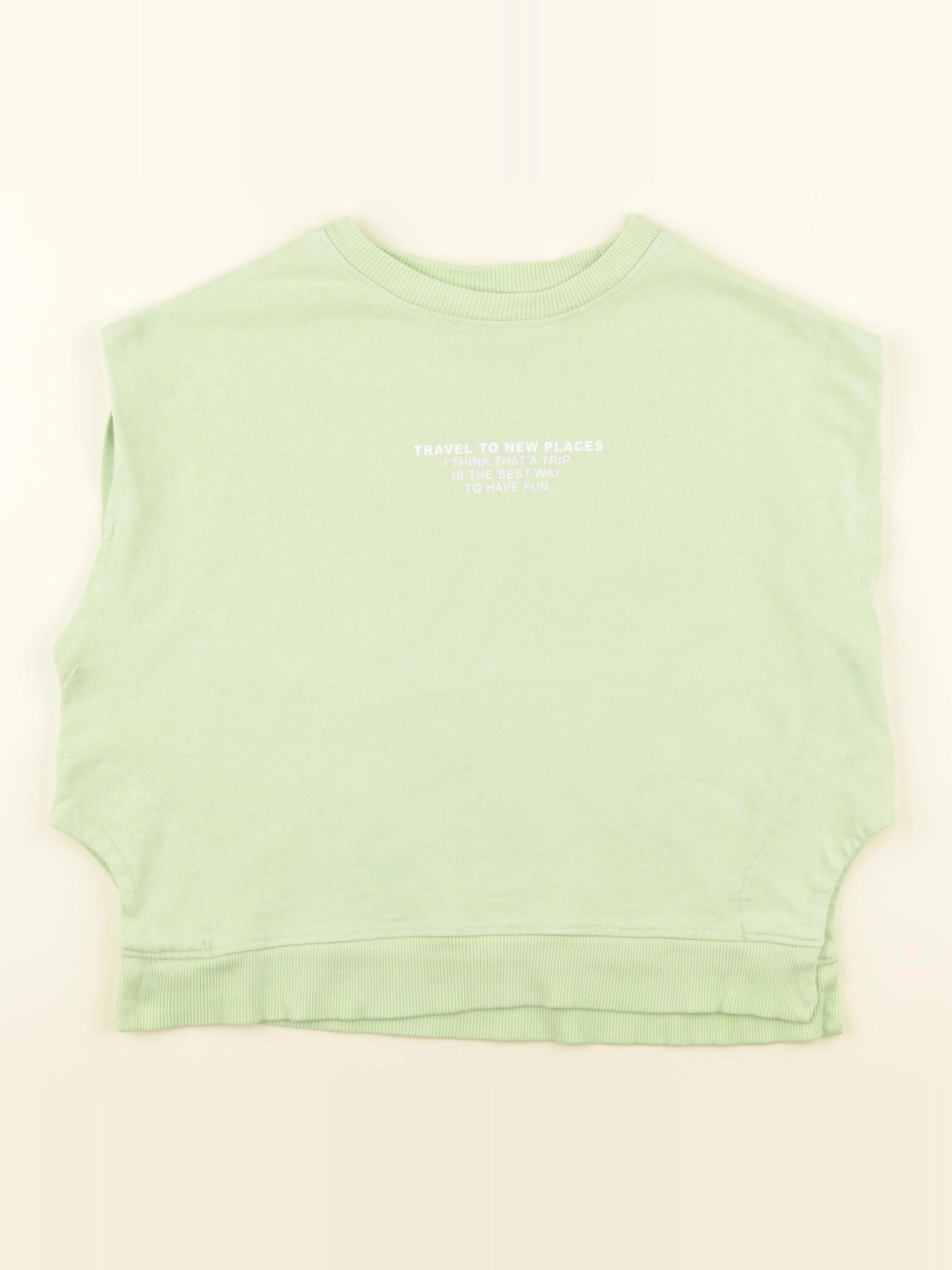 Zara - pull vert - 7 ans